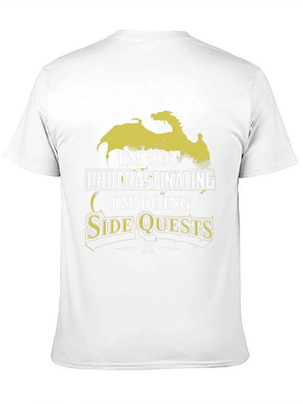 Side Quests Black Graphic T-Shirt