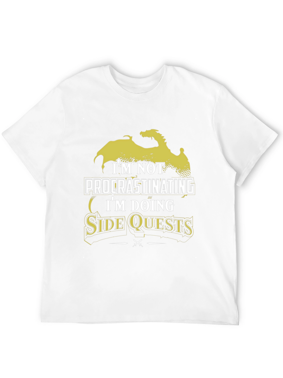 Side Quests Black Graphic T-Shirt