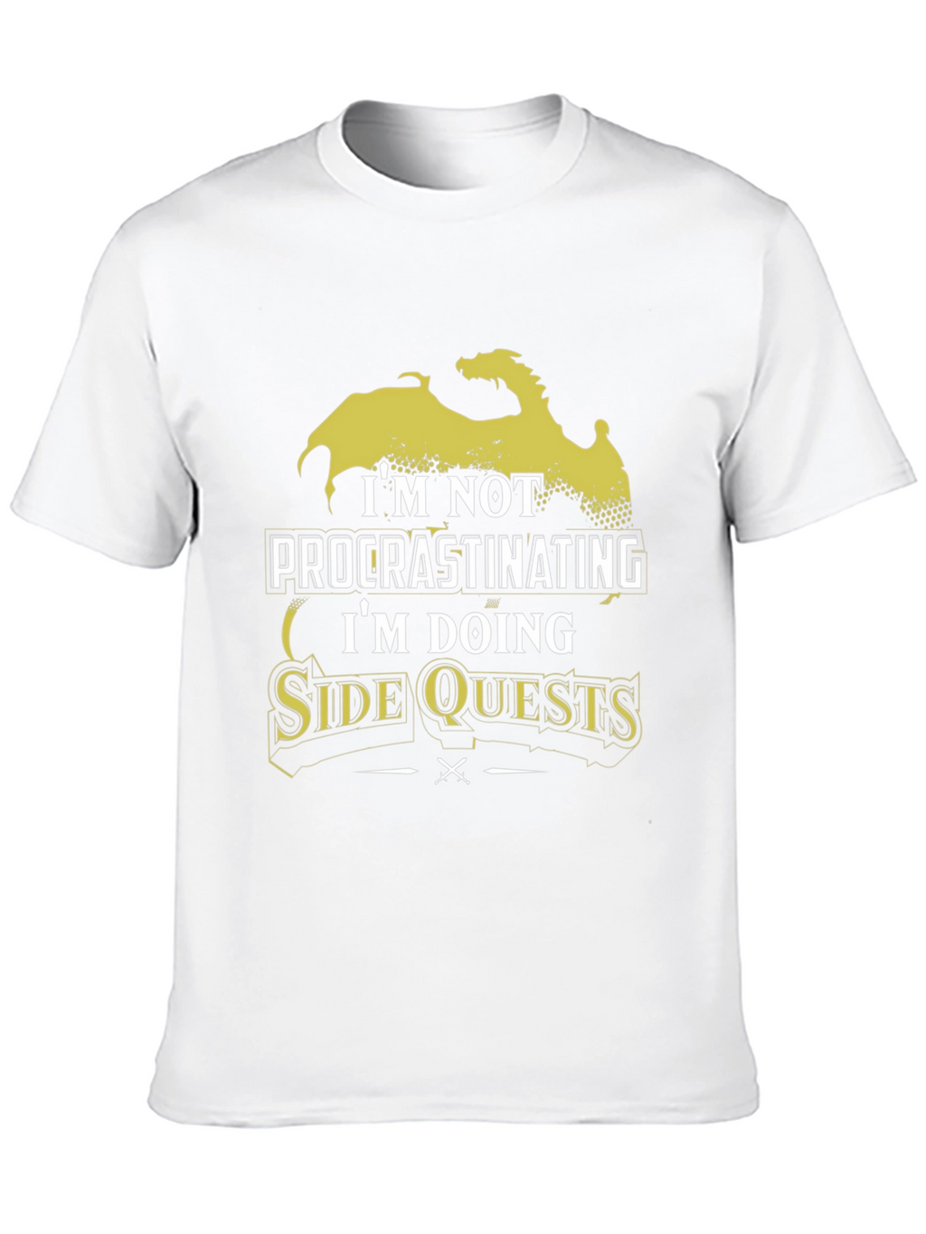 Side Quests Black Graphic T-Shirt
