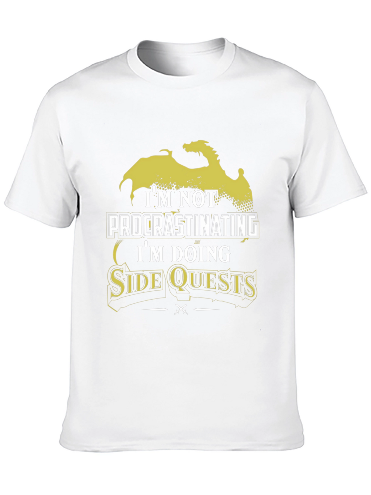 Side Quests Black Graphic T-Shirt