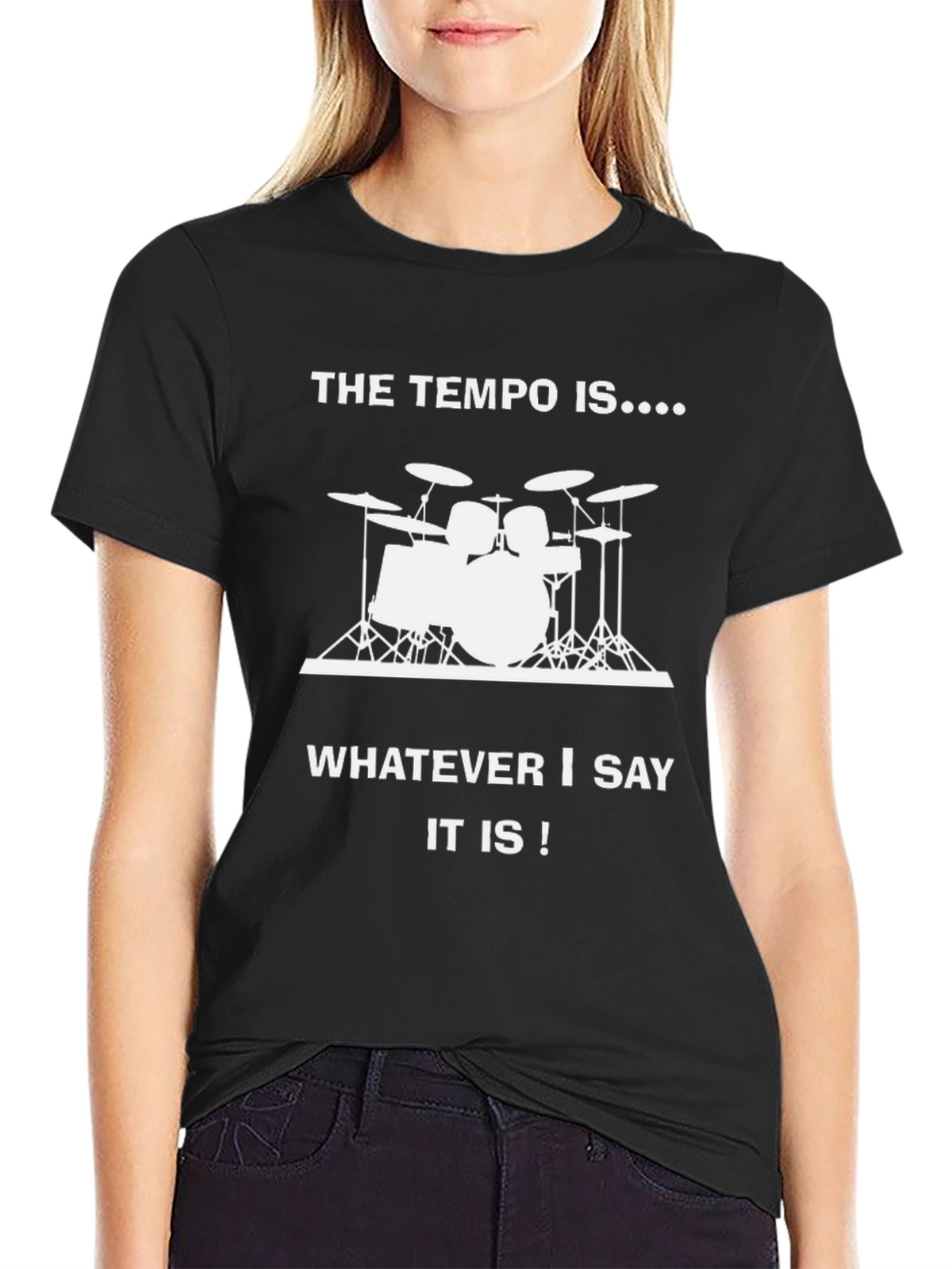 The Tempo Is Drummer T-Shirt