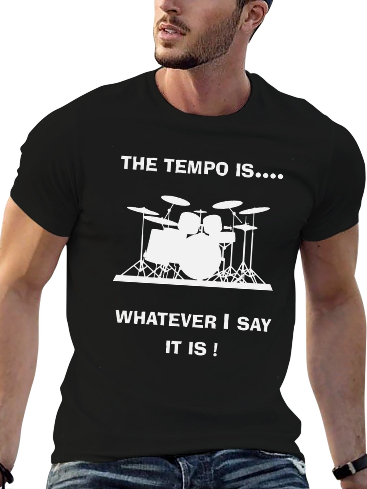 The Tempo Is Drummer T-Shirt