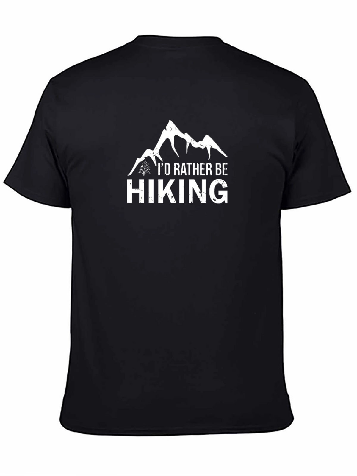 Id Rather Be Hiking T-Shirt - Black