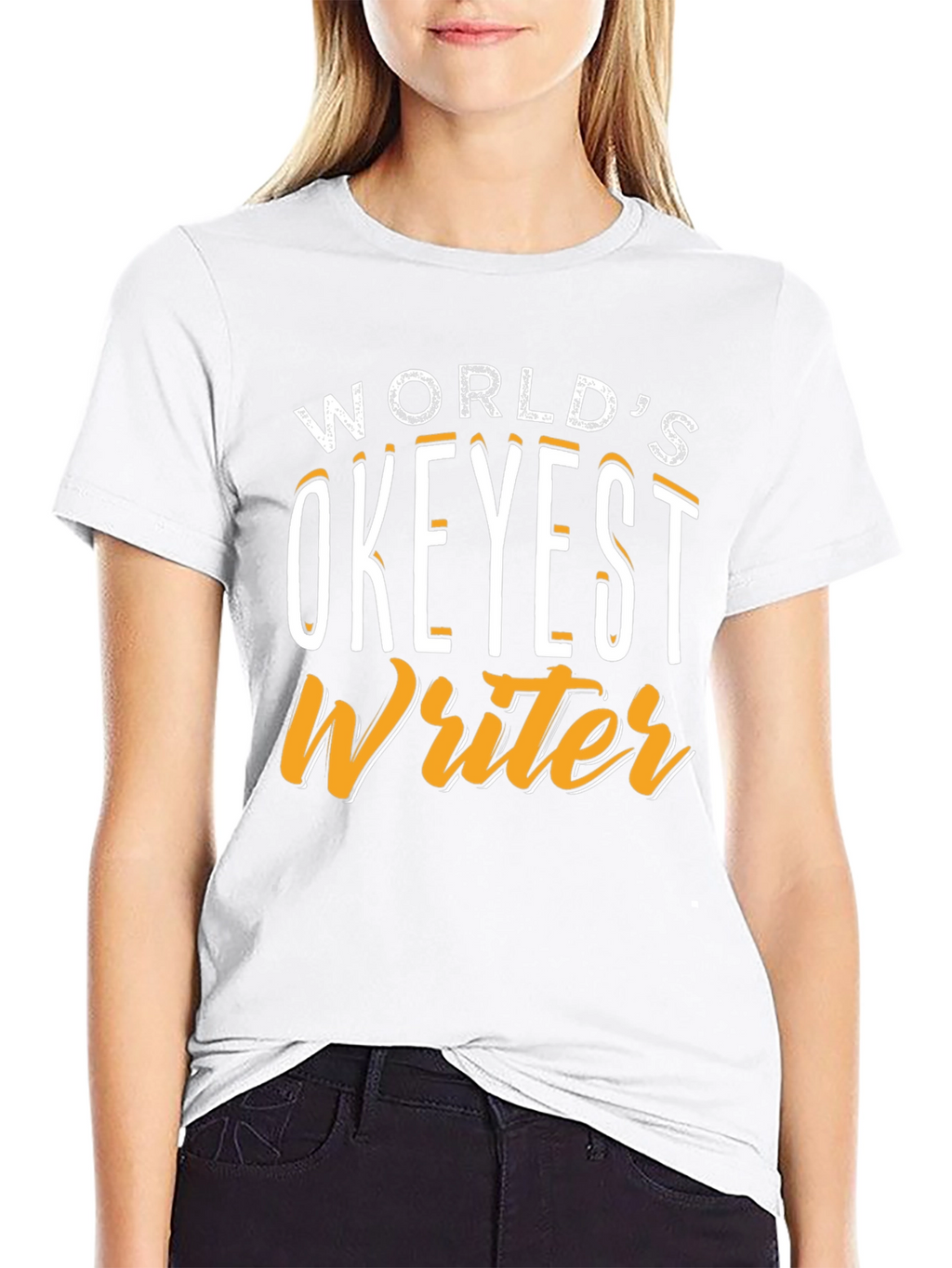 Worlds Okeyest Writer Graphic T-Shirt