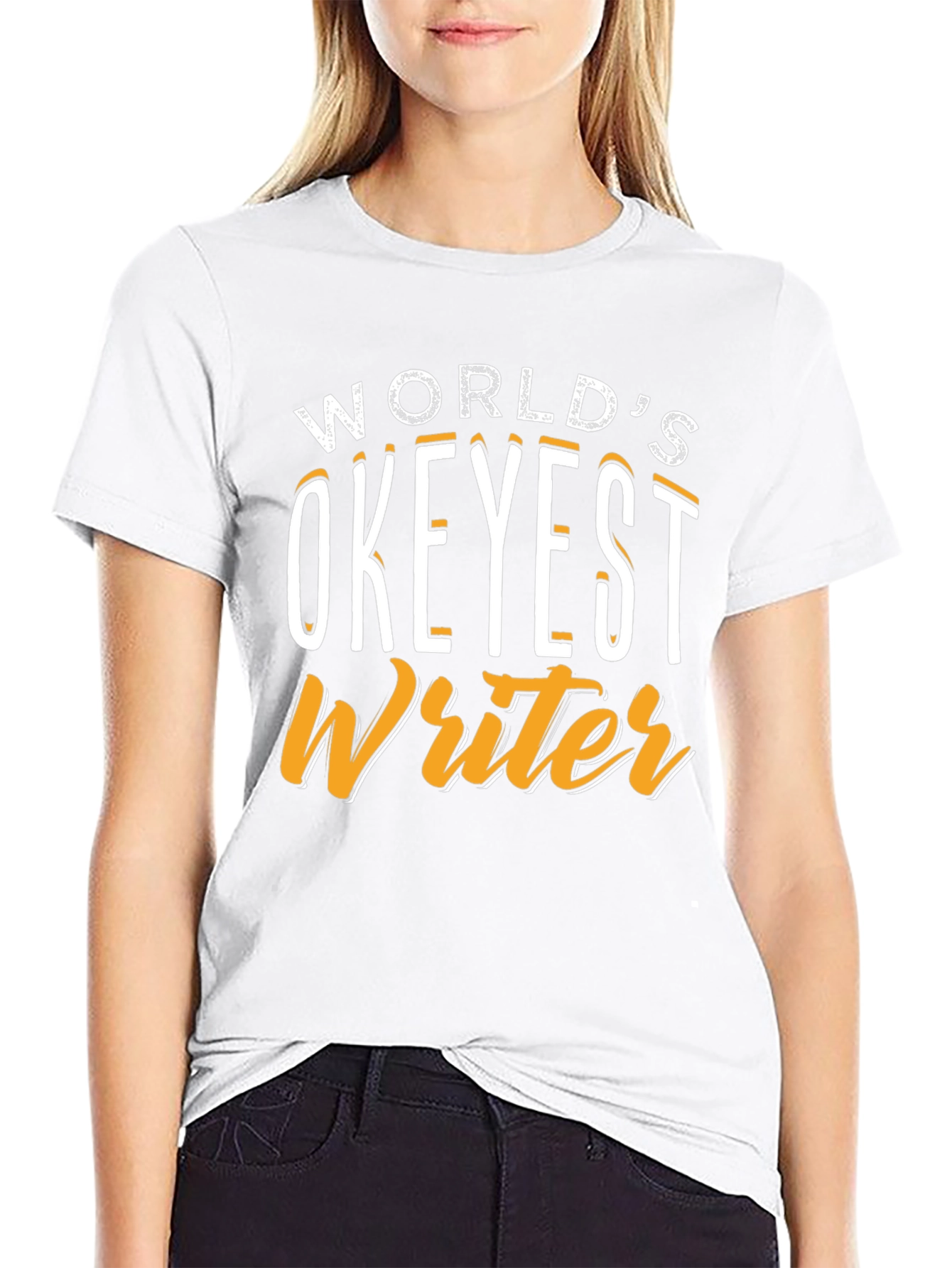 Worlds Okeyest Writer Graphic T-Shirt