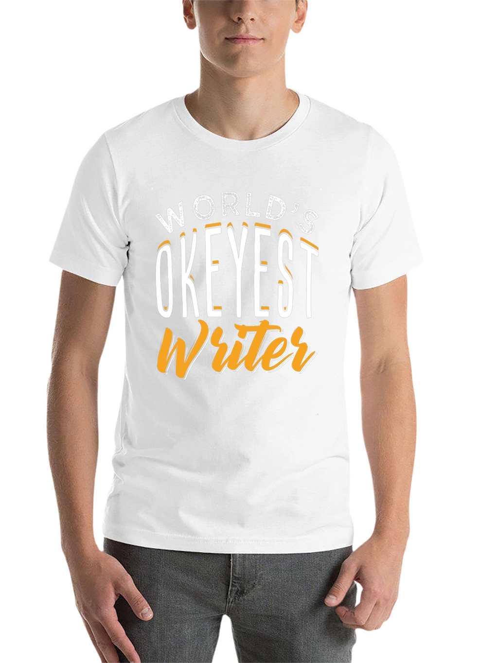 Worlds Okeyest Writer Graphic T-Shirt