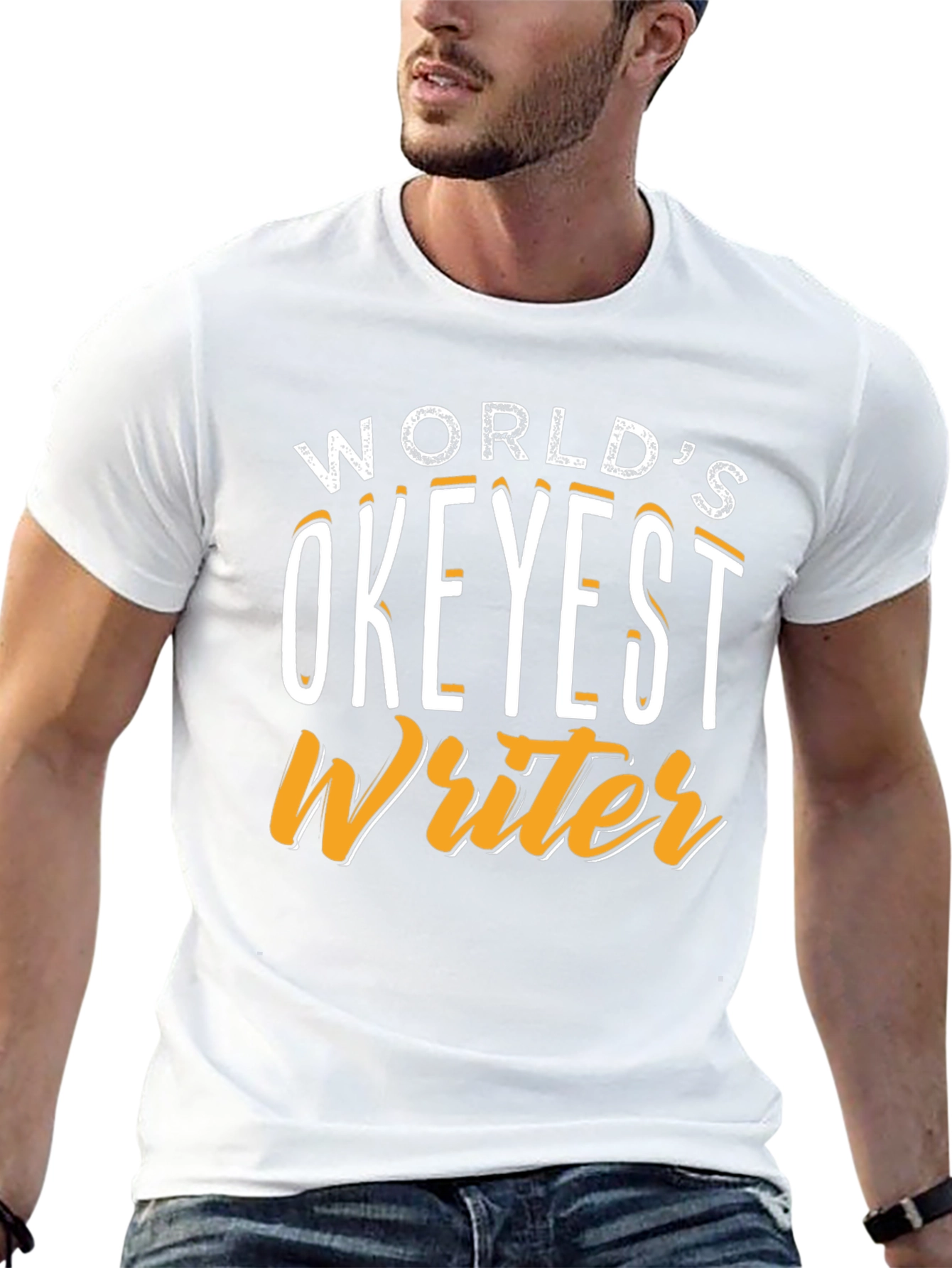 Worlds Okeyest Writer Graphic T-Shirt