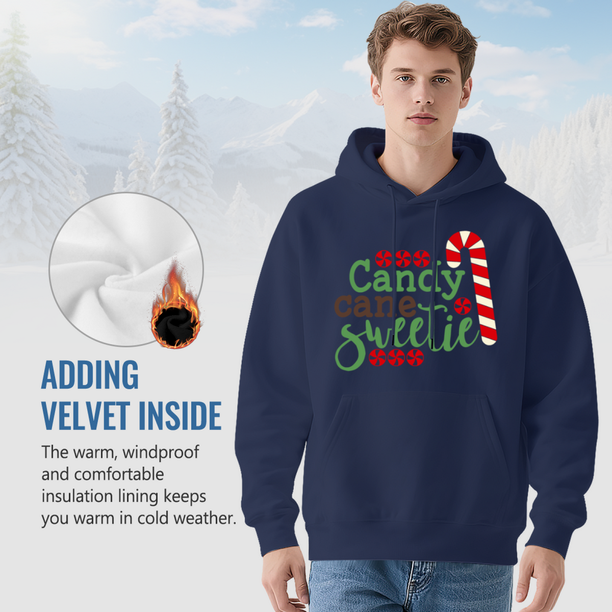 Candy Cane Sweetie Hoodie