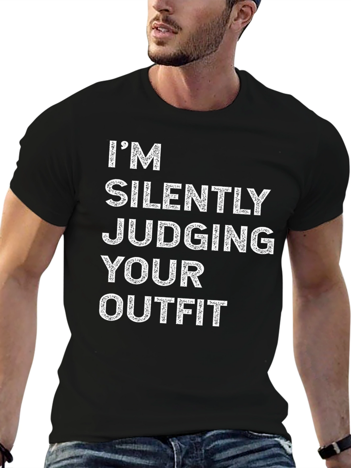 Im Silently Judging Your Outfit Black T-Shirt