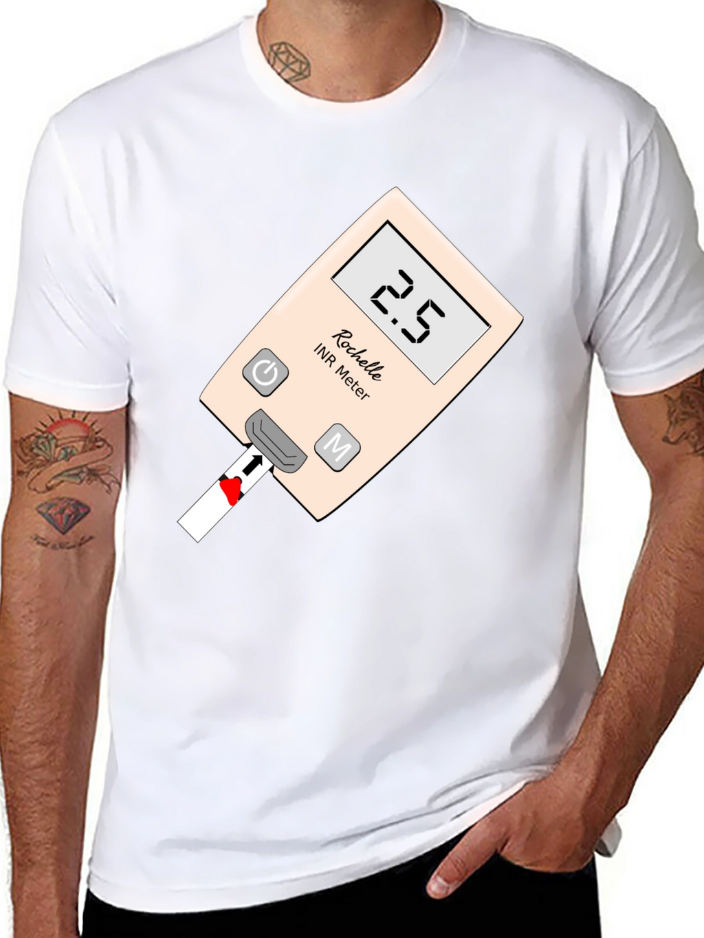 Novelty INR Meter T-Shirt - Rochelle Meter