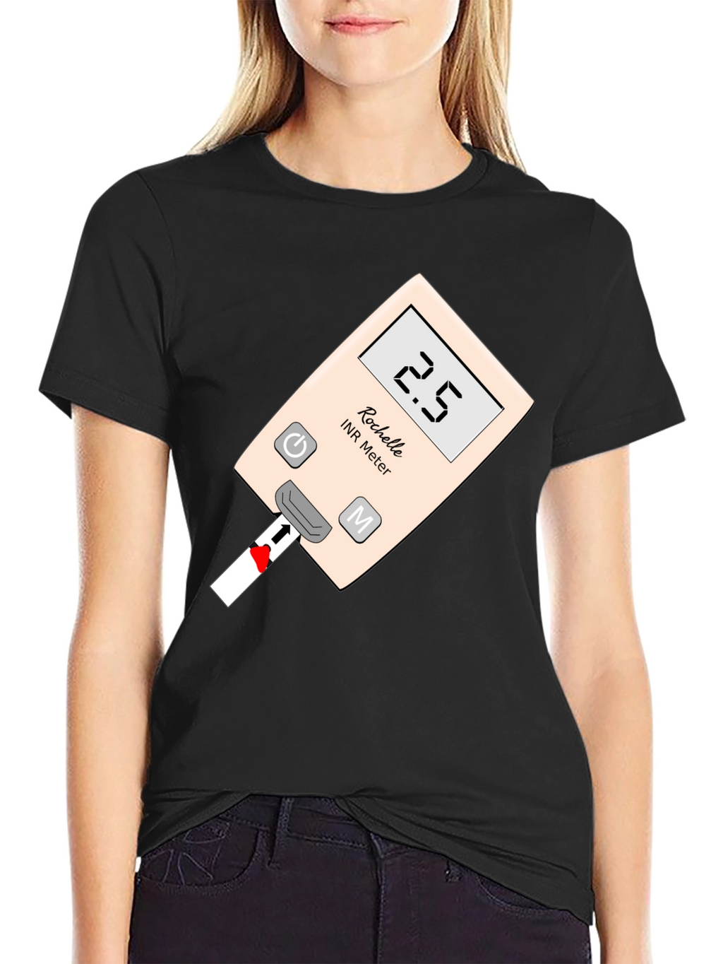 Novelty INR Meter T-Shirt - Rochelle Meter