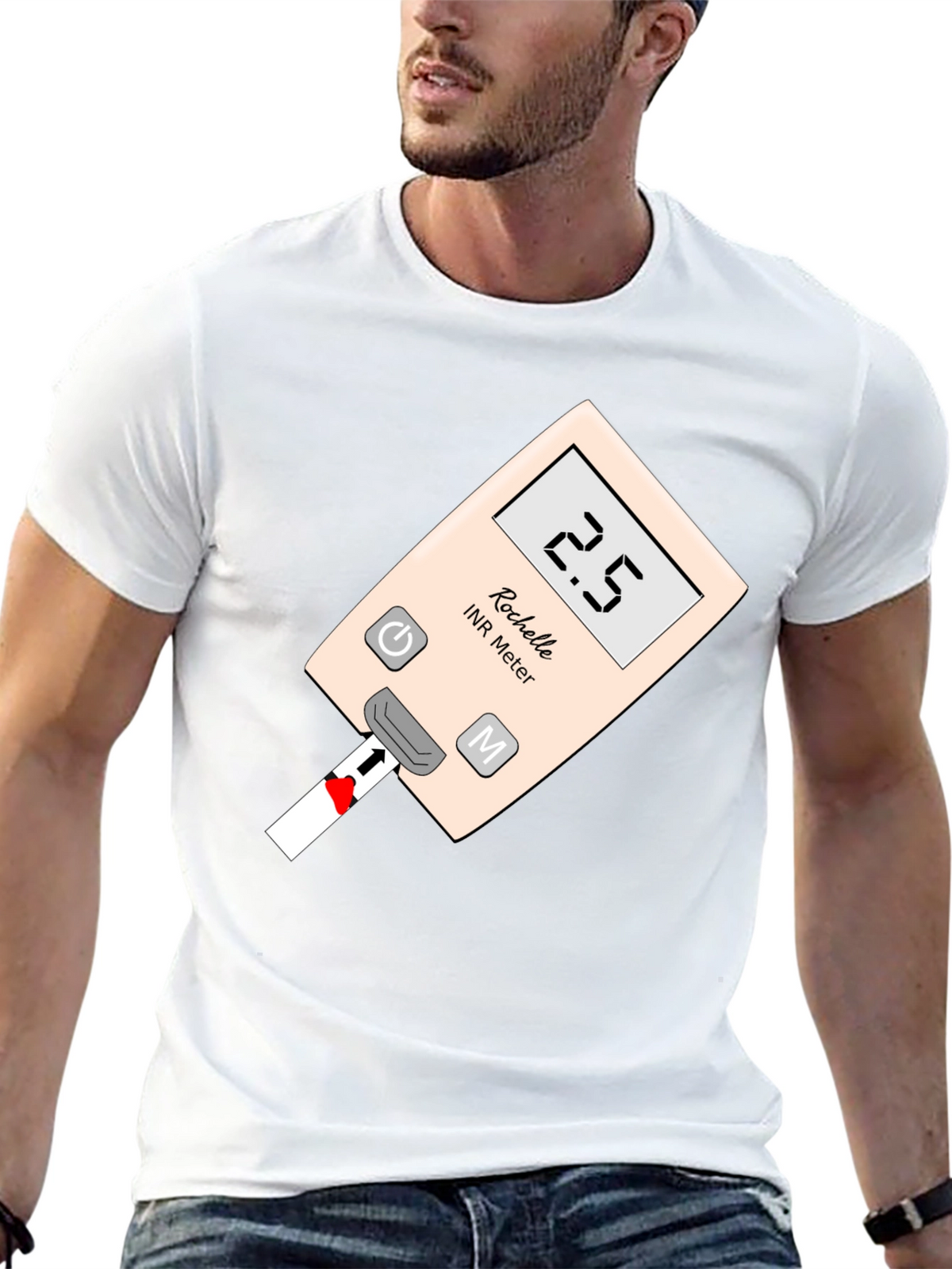 Novelty INR Meter T-Shirt - Rochelle Meter
