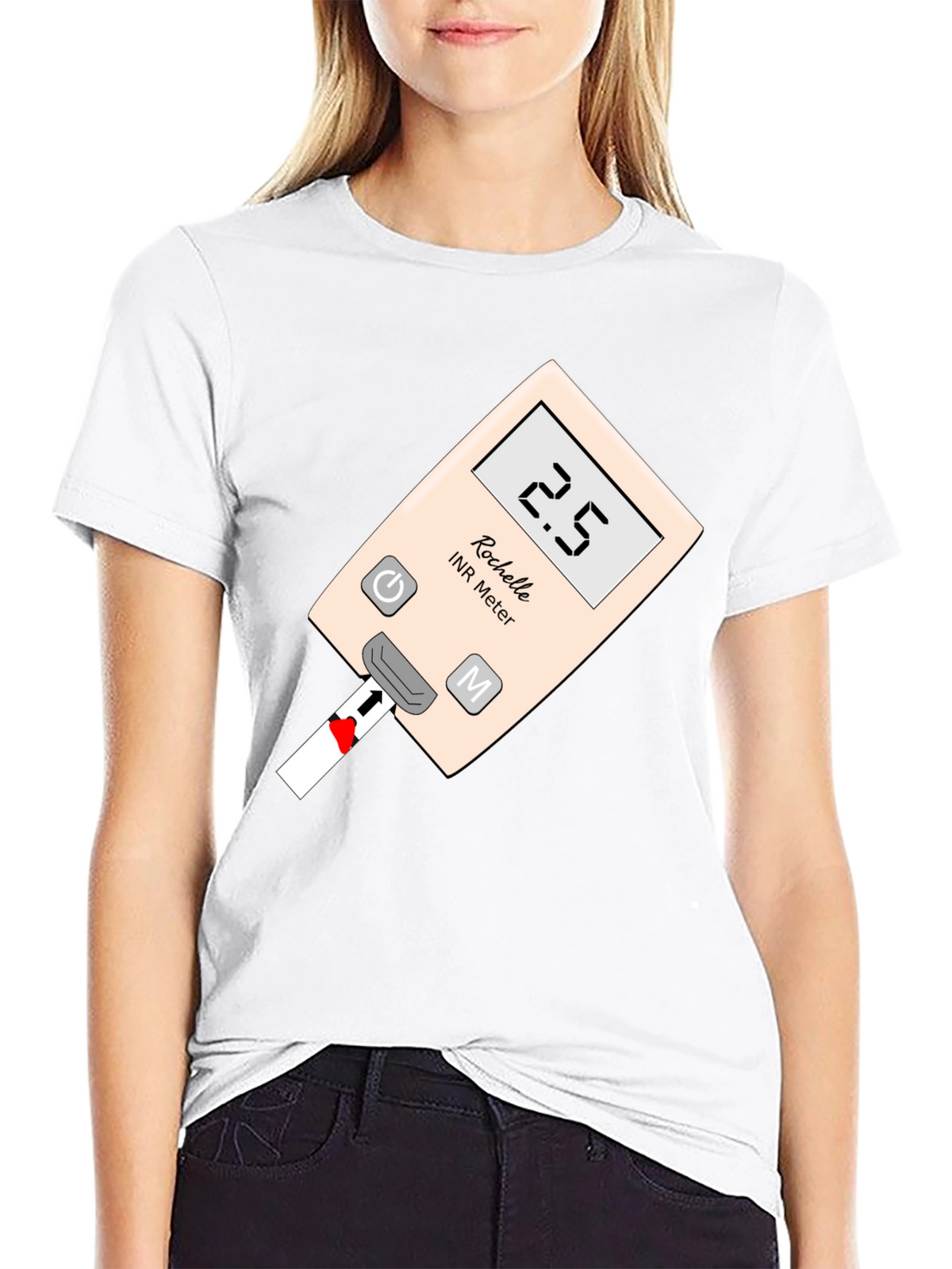Novelty INR Meter T-Shirt - Rochelle Meter