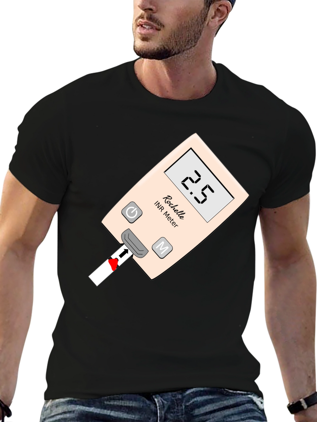 Novelty INR Meter T-Shirt - Rochelle Meter