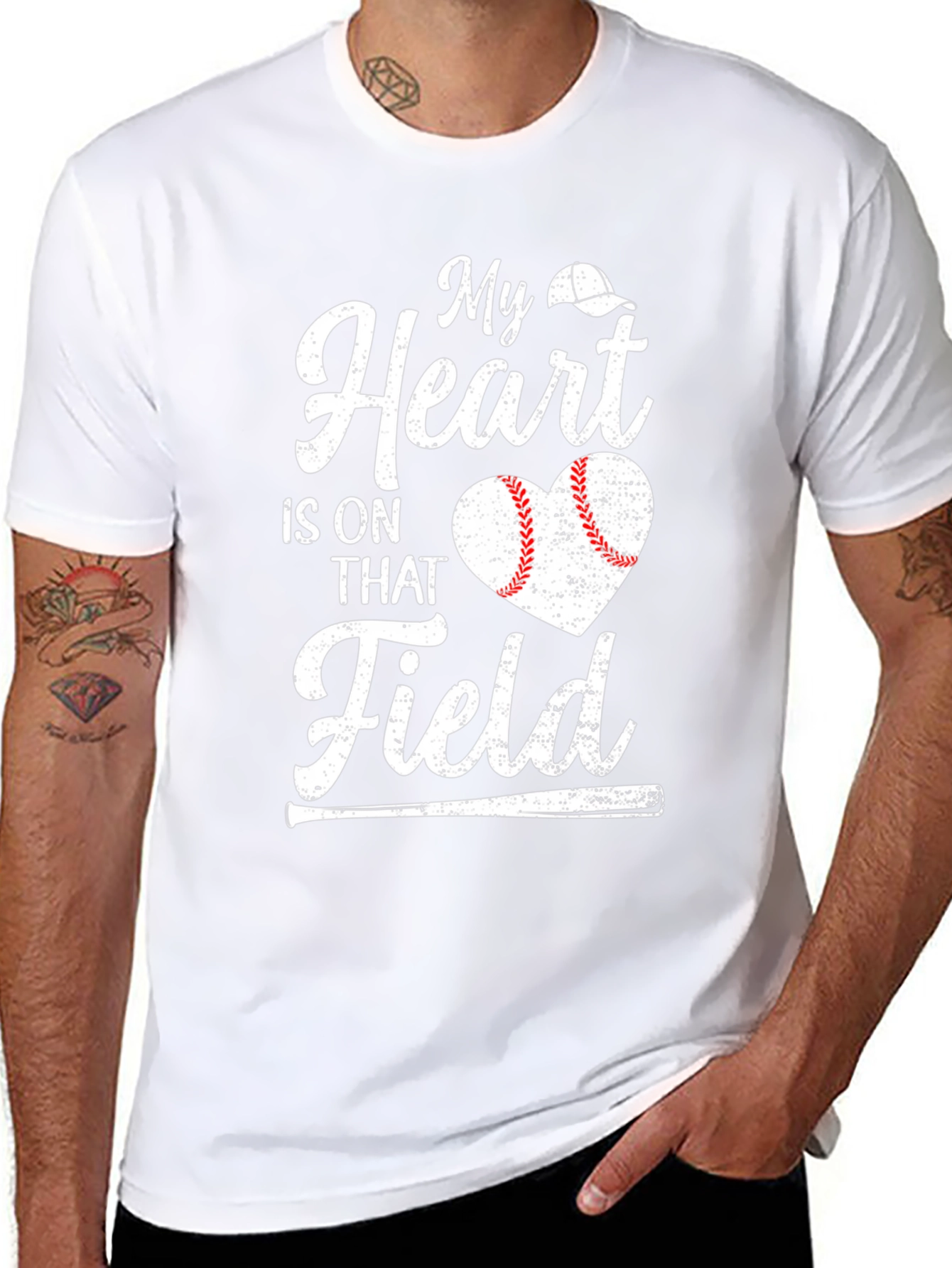 Baseball Heart T-Shirt