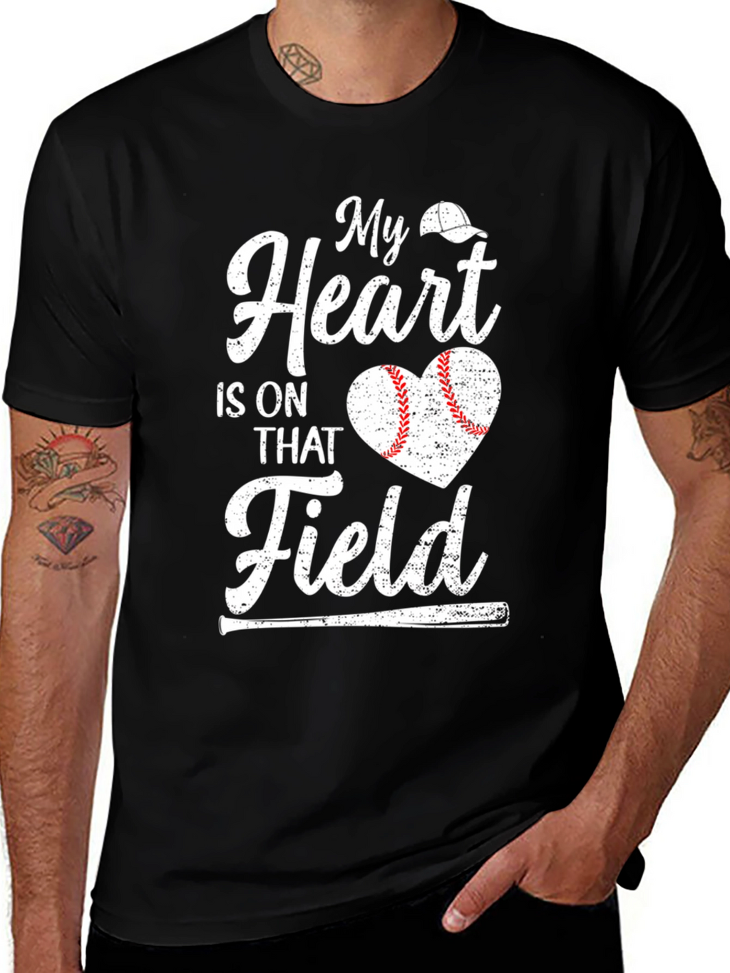 Baseball Heart T-Shirt