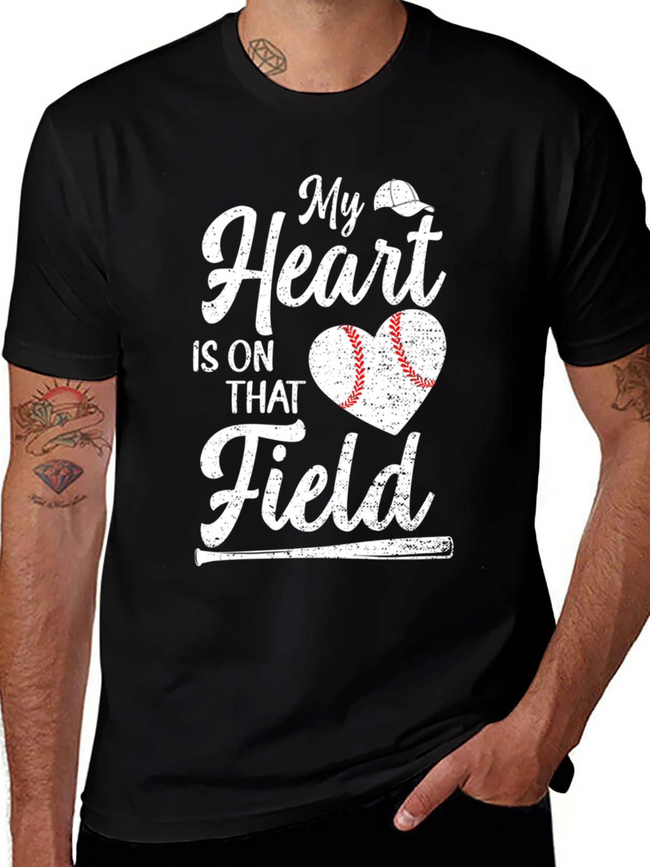 Baseball Heart T-Shirt