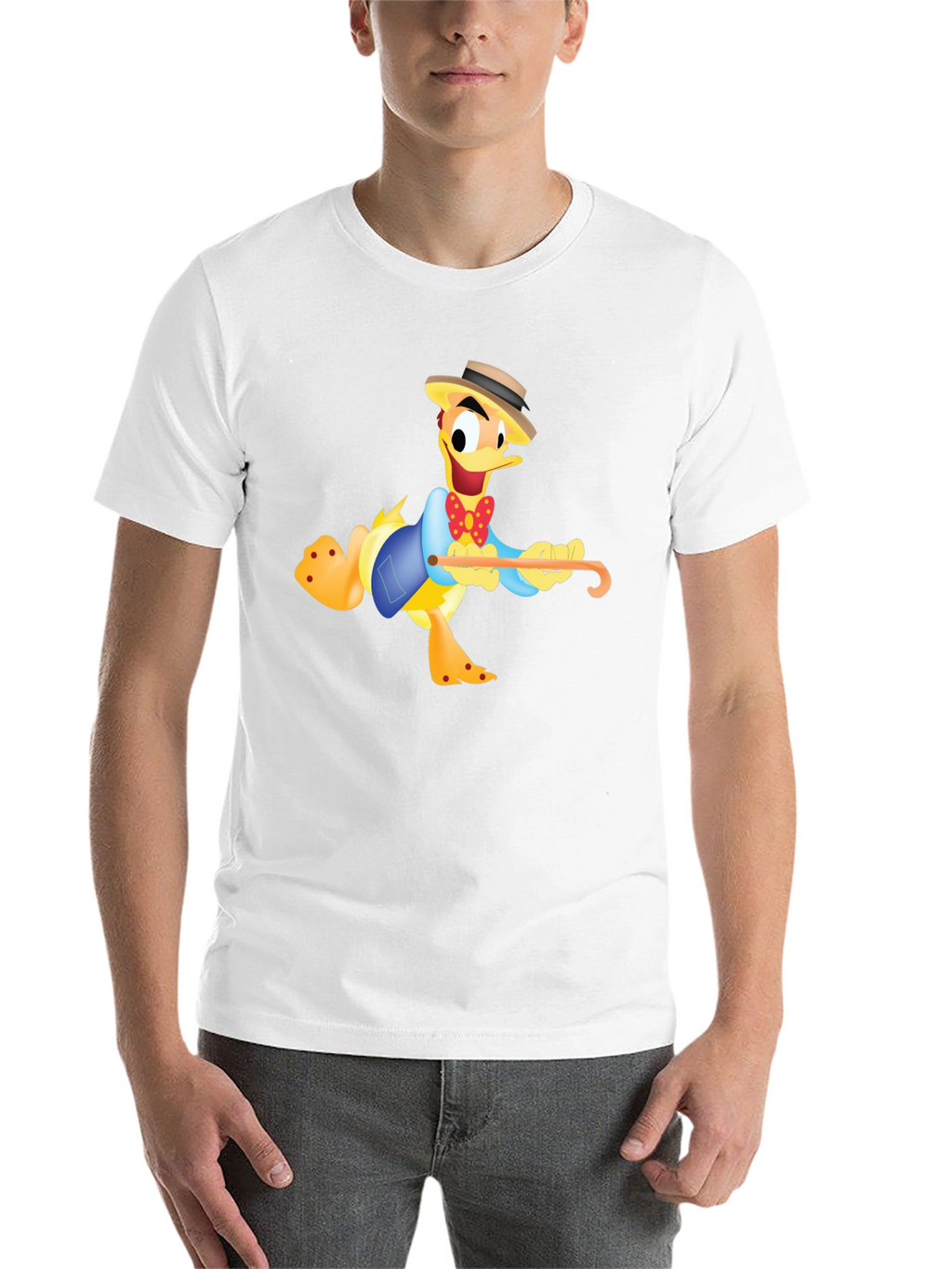 Cartoon Duck T-Shirt - Funny Character Tee
