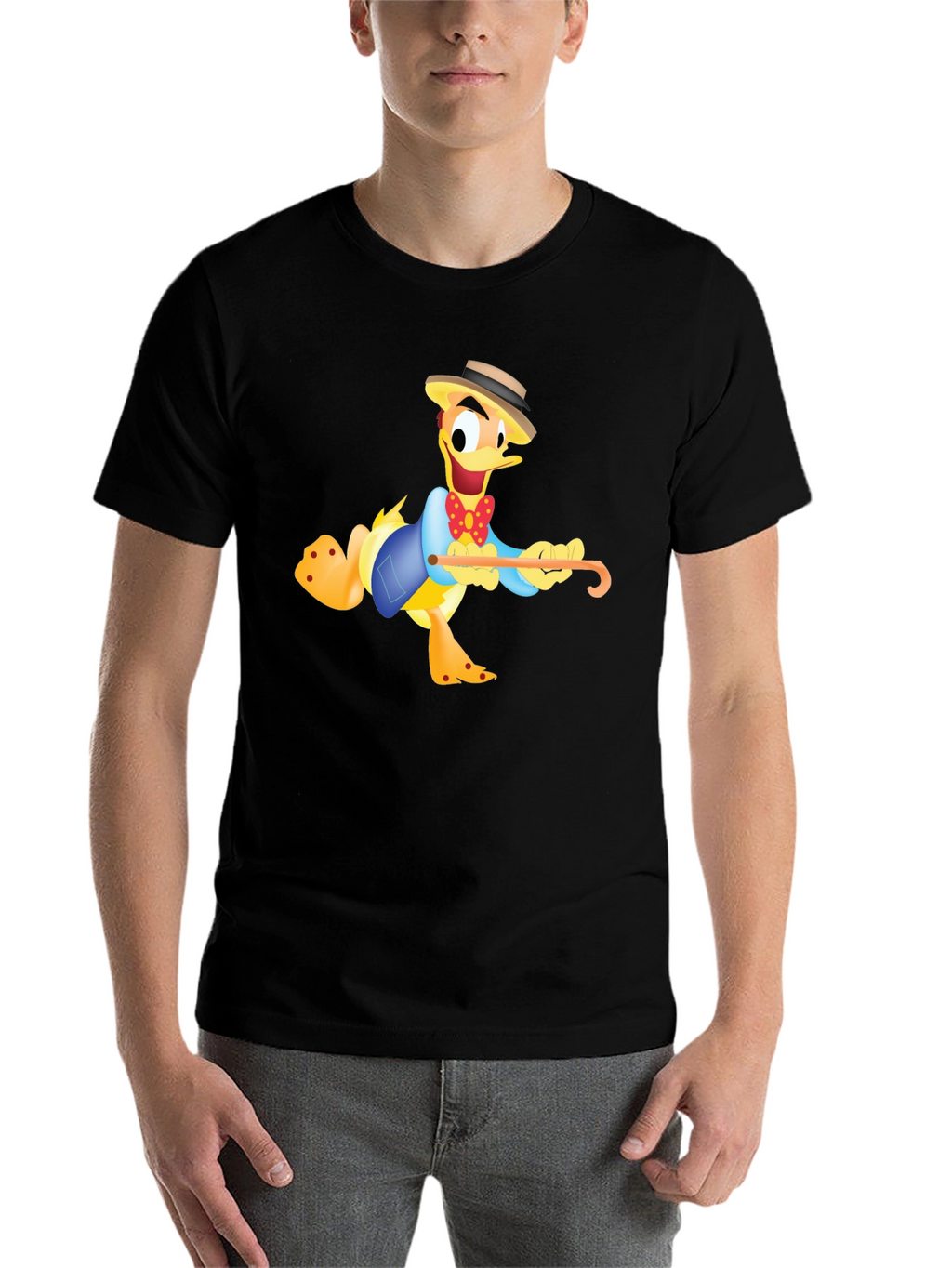 Cartoon Duck T-Shirt - Funny Character Tee