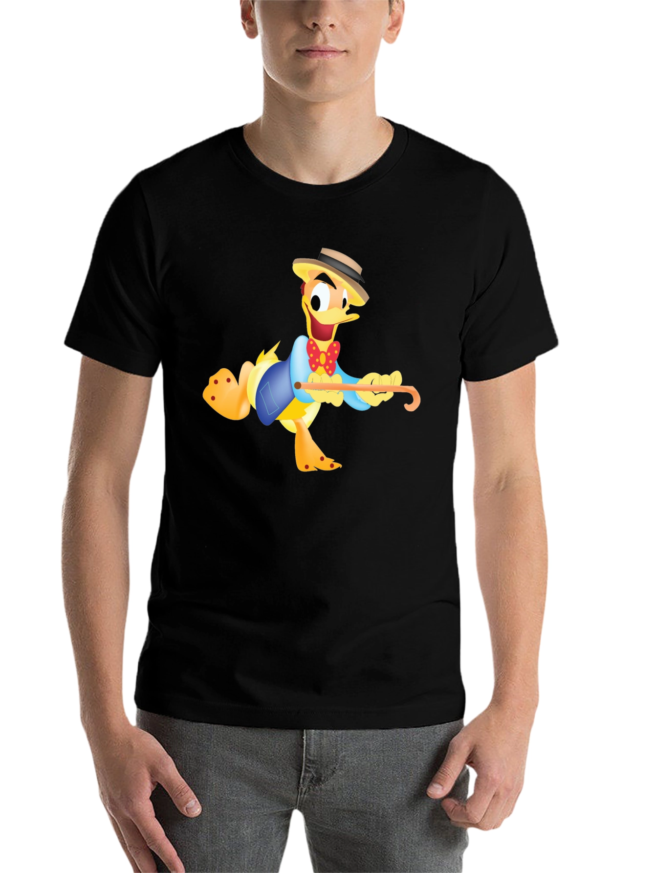 Cartoon Duck T-Shirt - Funny Character Tee