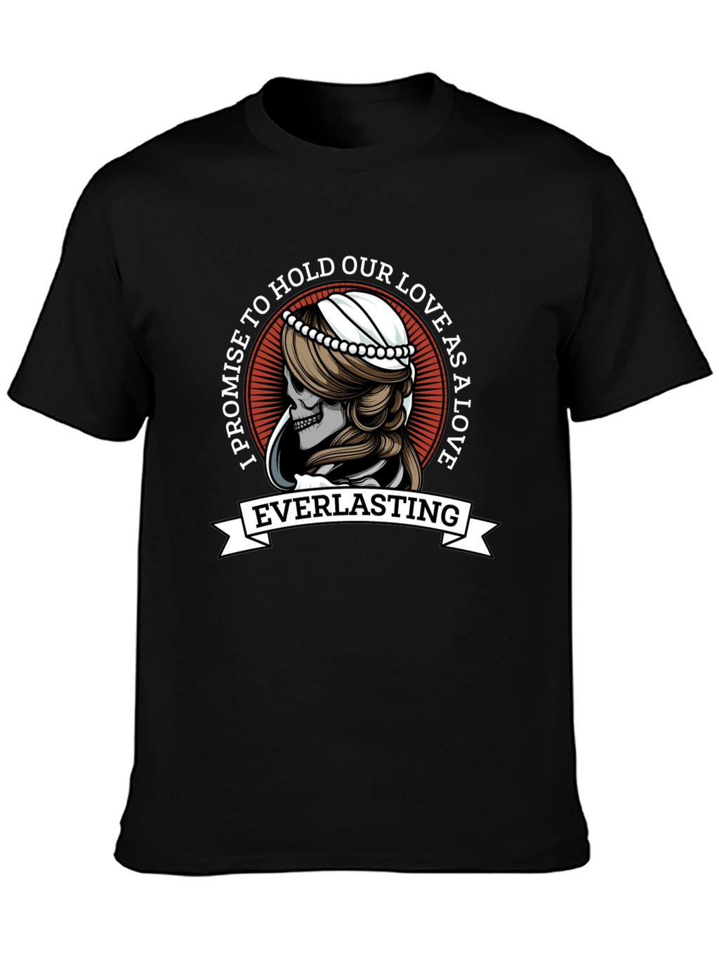 Everlasting Love Skeleton Bride T-Shirt