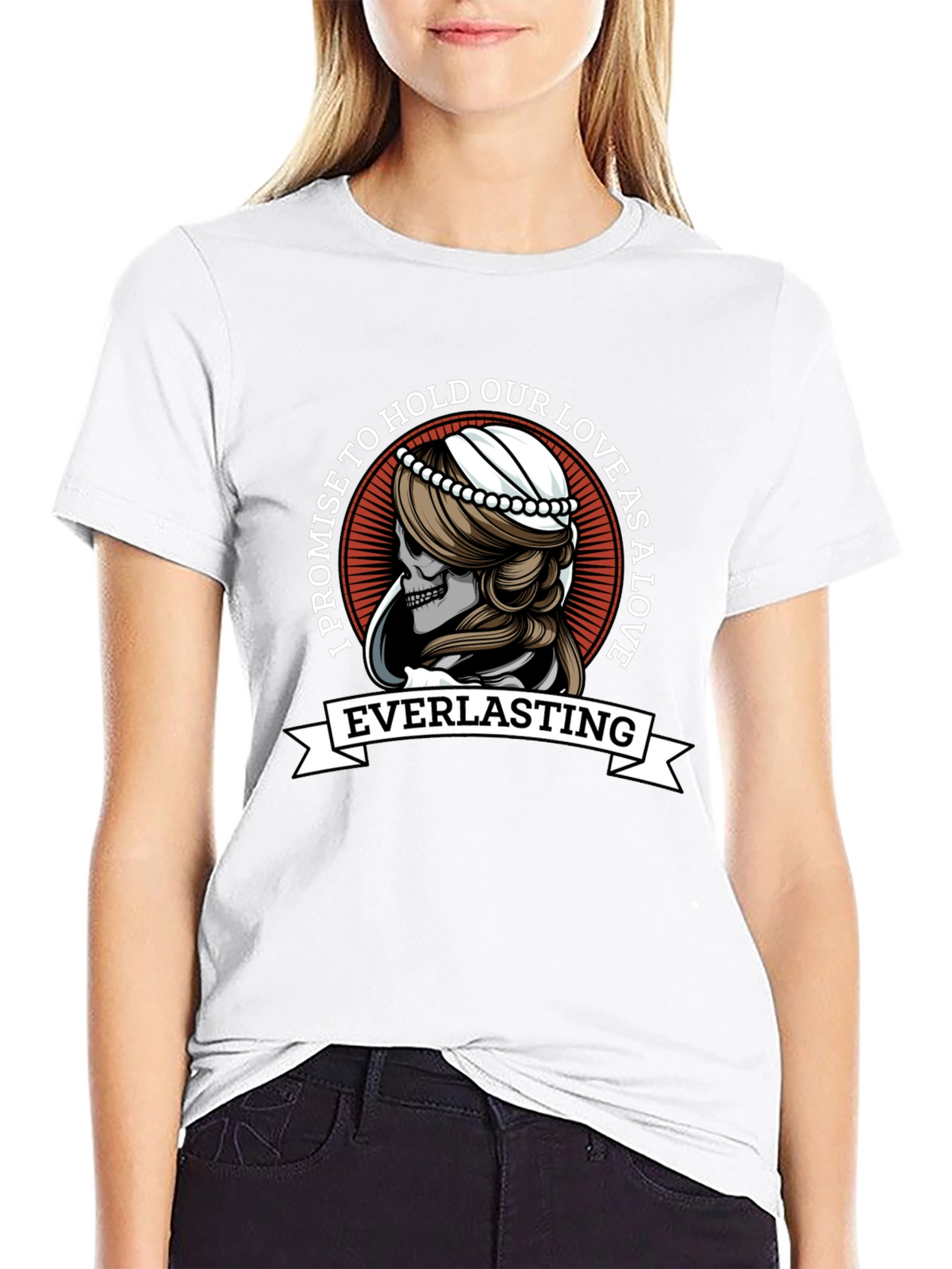 Everlasting Love Skeleton Bride T-Shirt