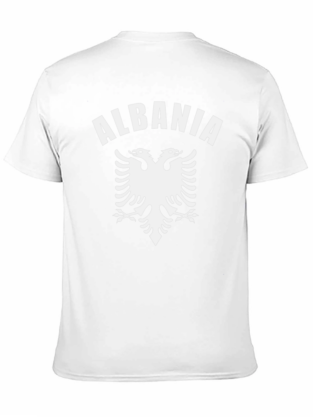 Albania Eagle Graphic Tee - Black Cotton T-Shirt