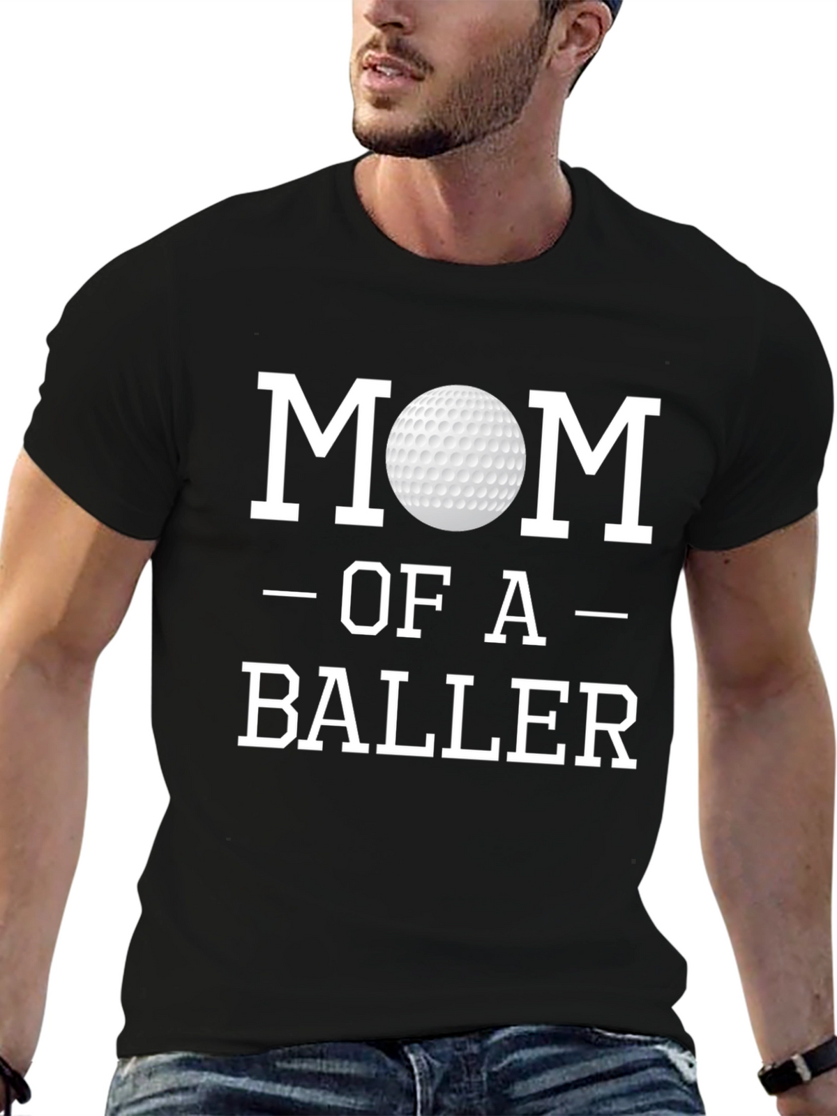 Mom of a Baller Golf T-Shirt