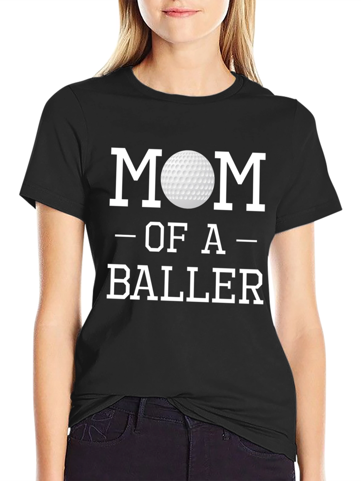 Mom of a Baller Golf T-Shirt
