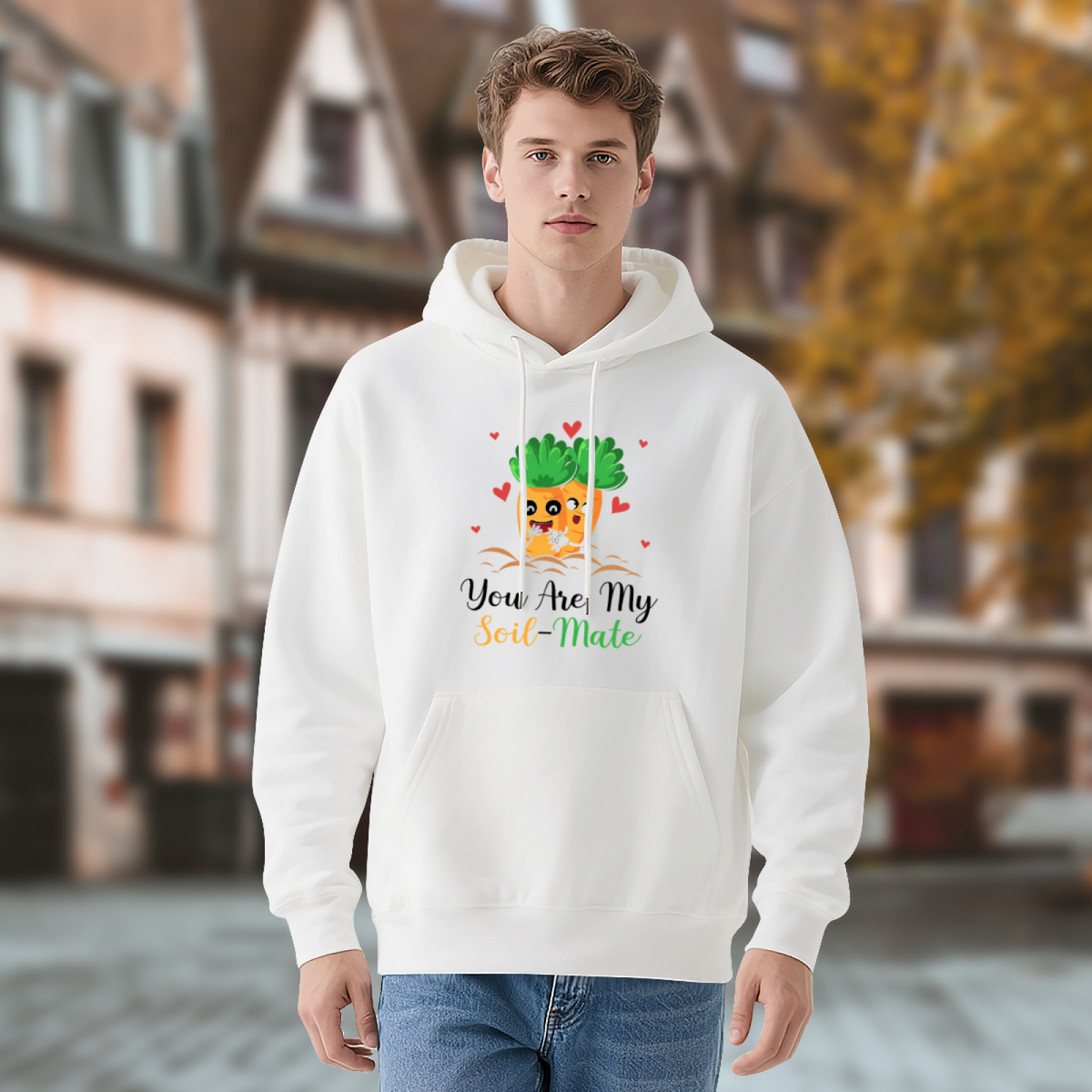 "You Are My Soil-Mate" Quote Hoodie
