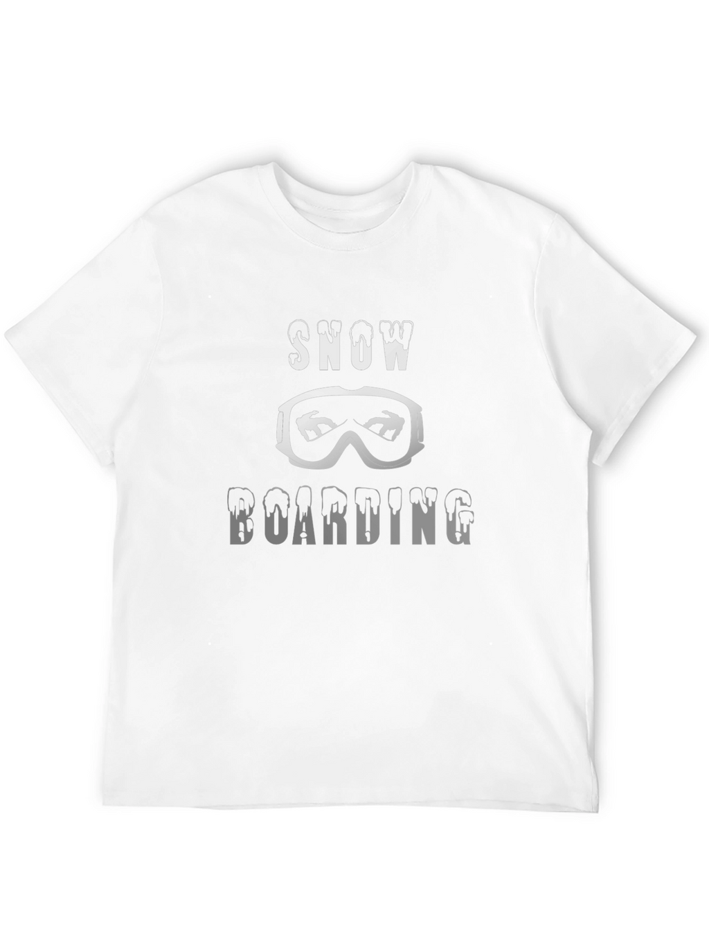 Snowboarding T-Shirt | Black Graphic Tee
