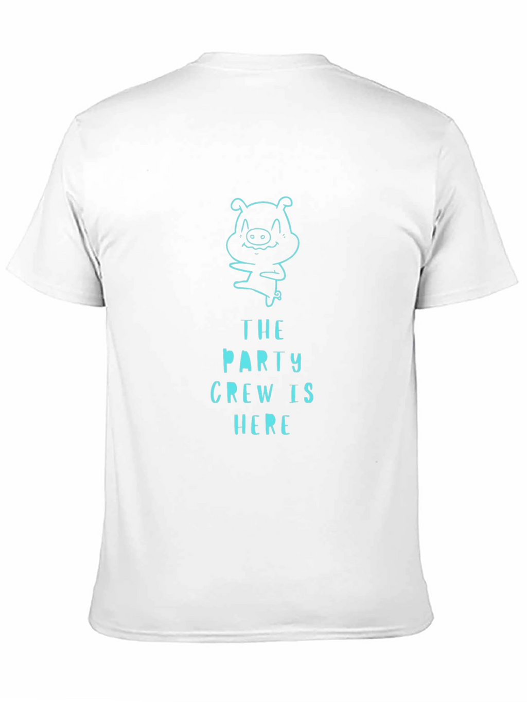 Party Crew Pig Graphic Tee - Black T-Shirt