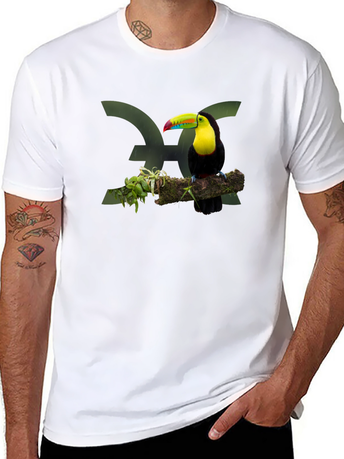 Toucans Graphic T-Shirt - Stylish Mens Tee