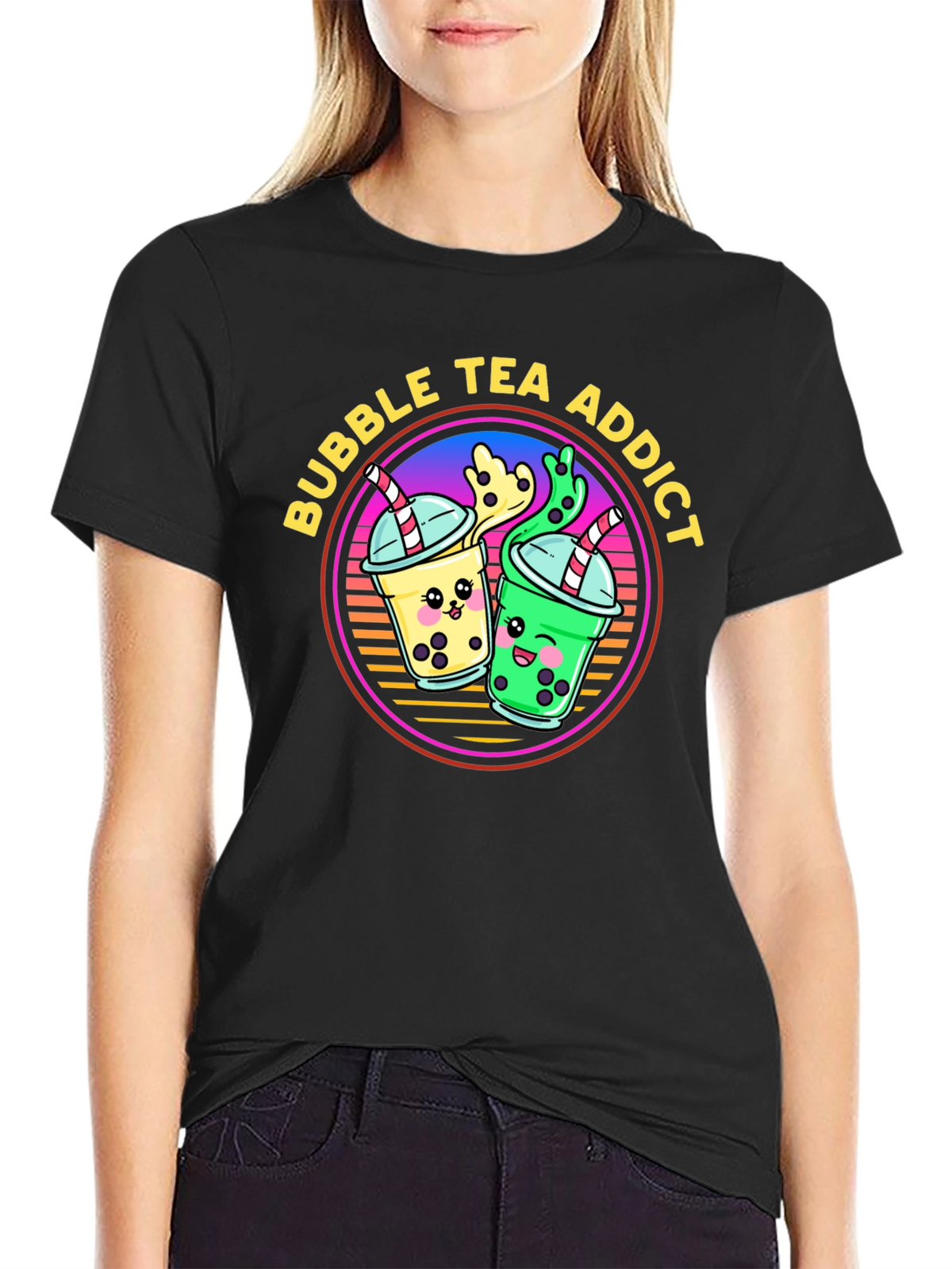 Bubble Tea Addict Graphic Tee