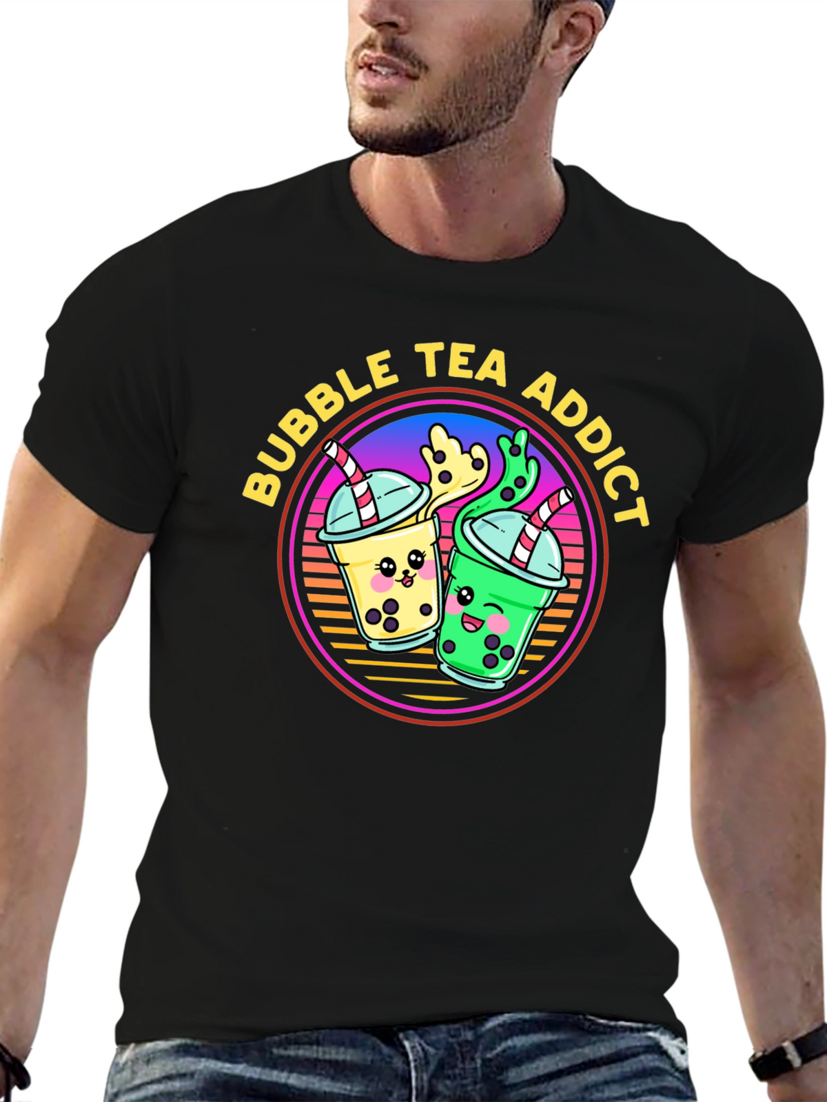 Bubble Tea Addict Graphic Tee