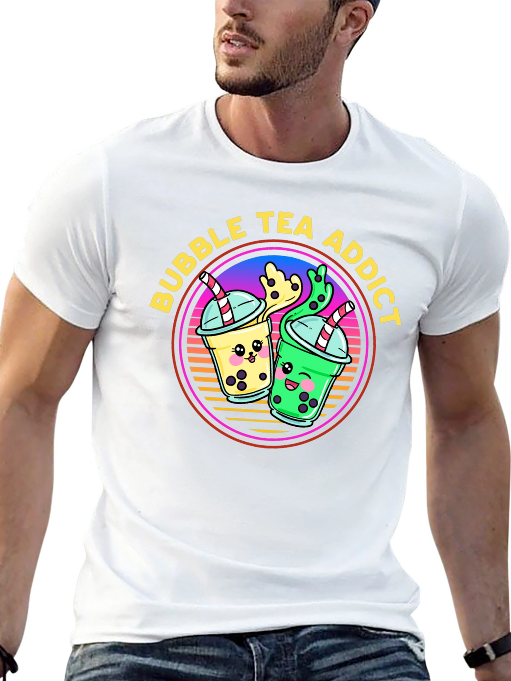 Bubble Tea Addict Graphic Tee