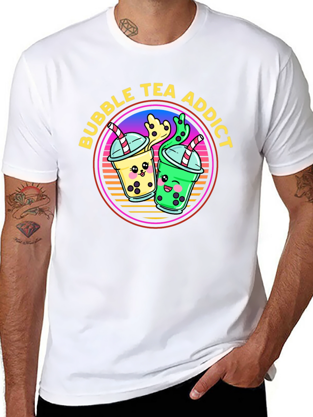 Bubble Tea Addict Graphic Tee