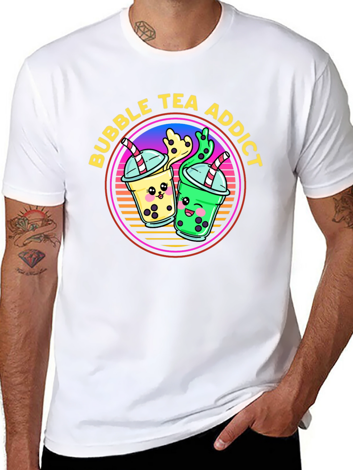 Bubble Tea Addict Graphic Tee
