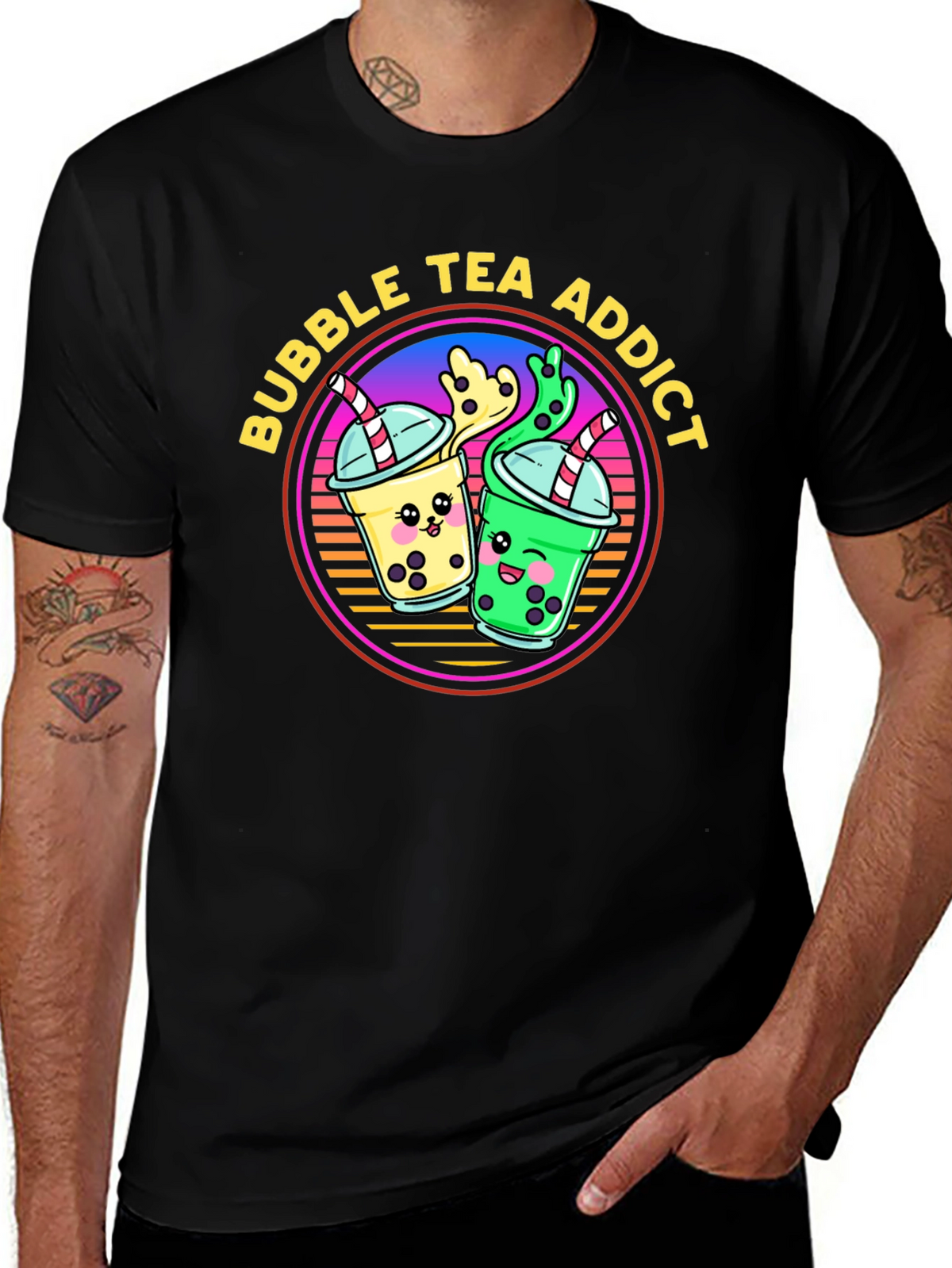 Bubble Tea Addict Graphic Tee
