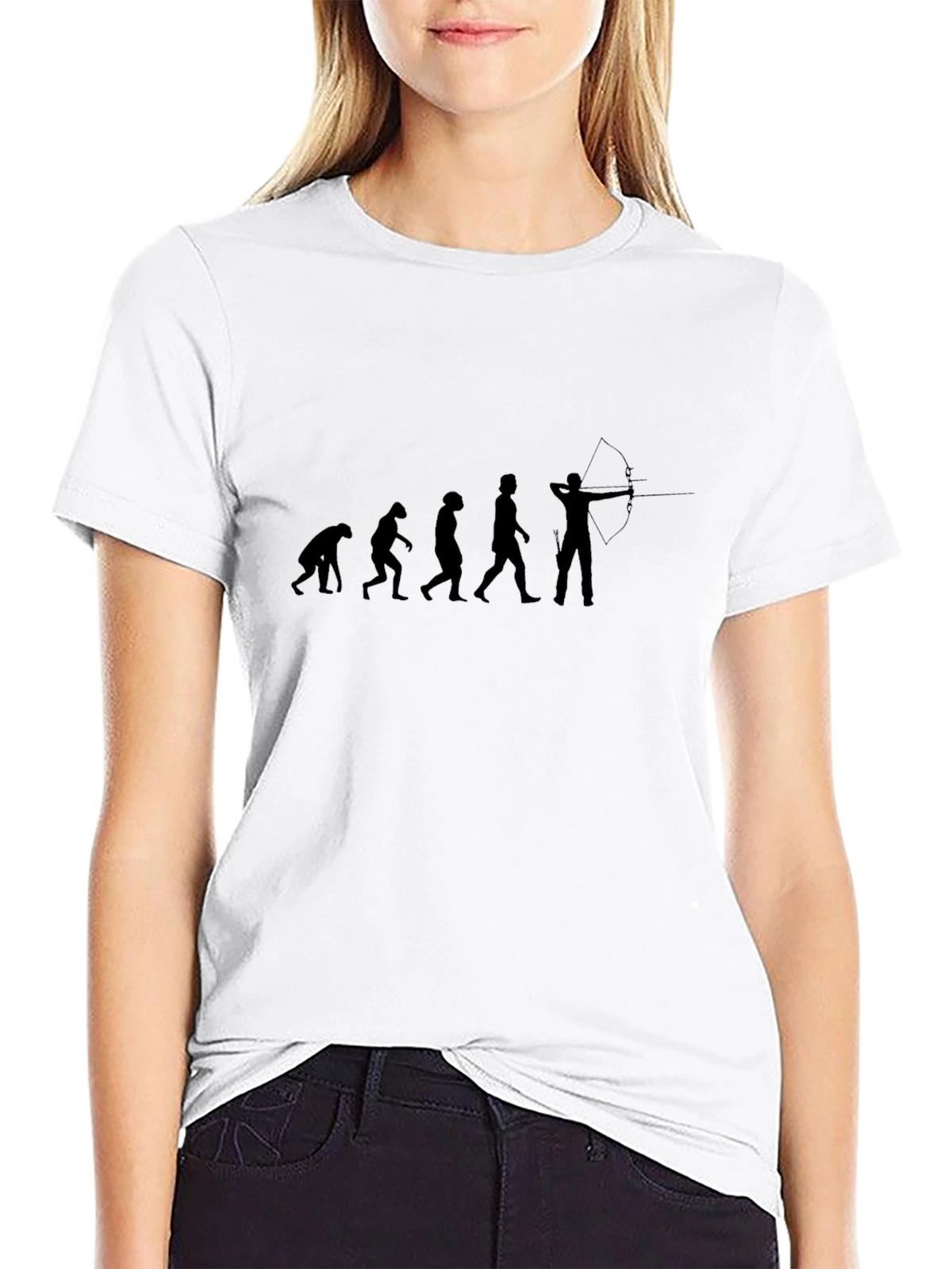 Archer Evolution T-Shirt - Black Graphic Tee