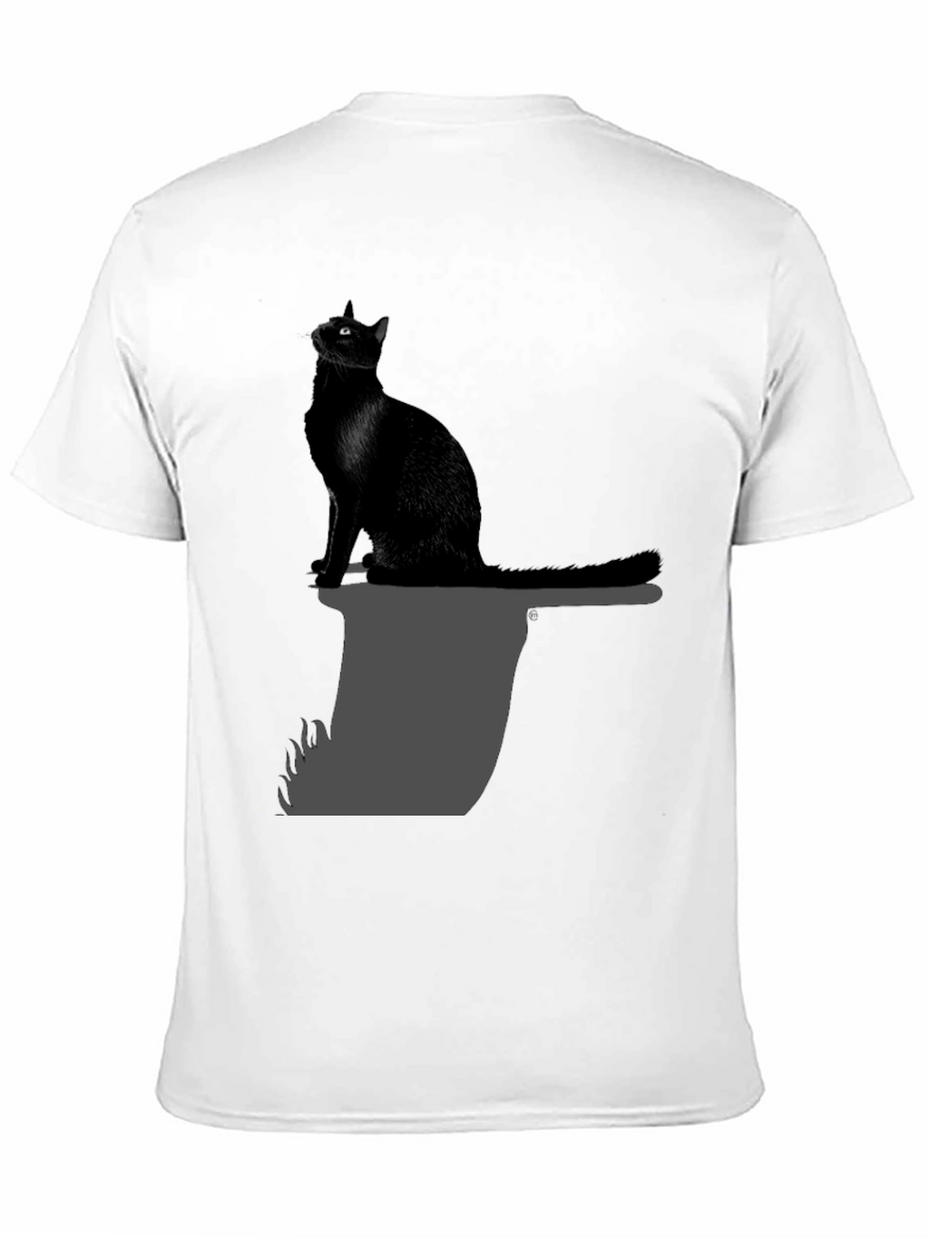 Black Cat on Axe T-Shirt