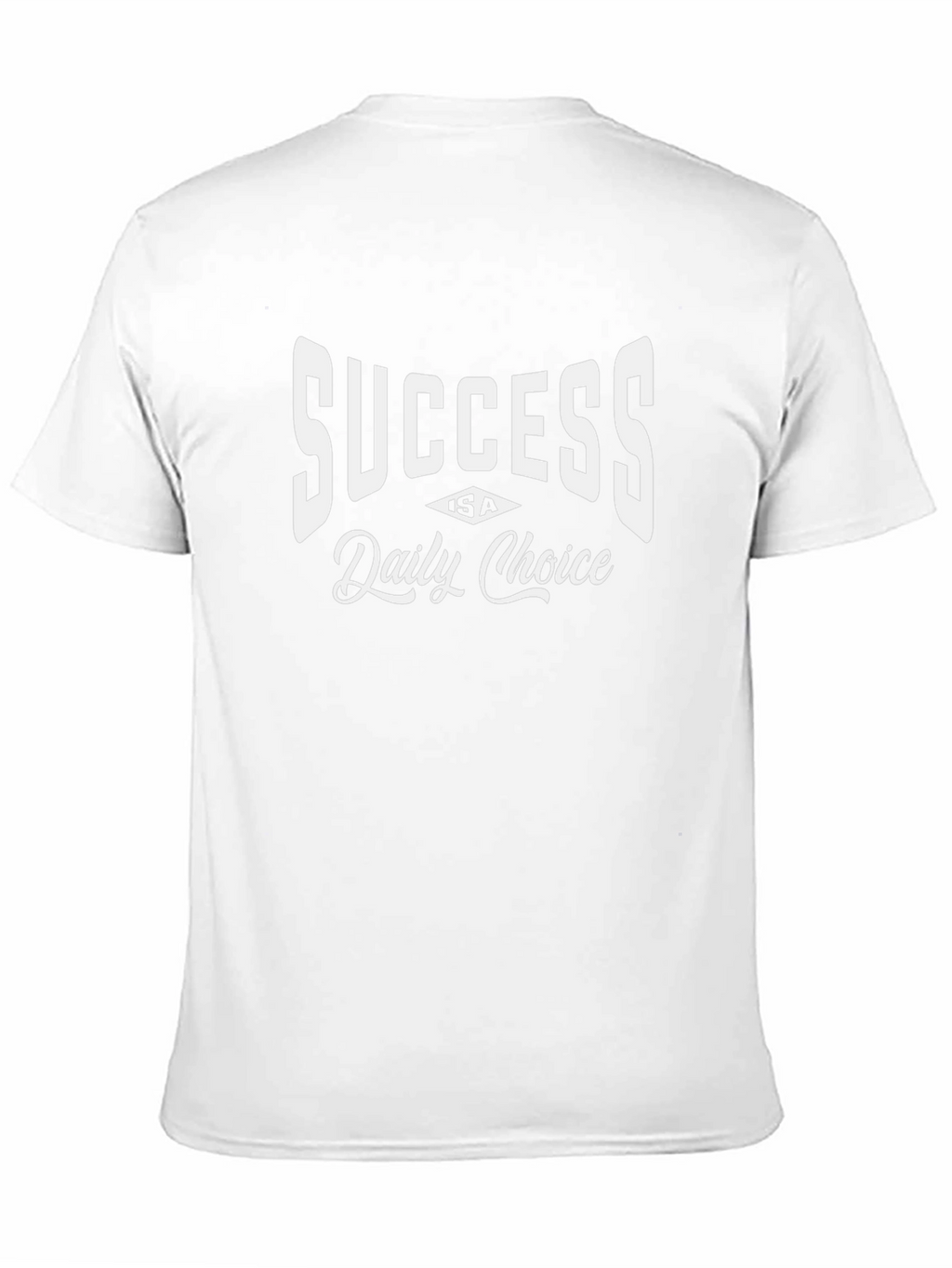 Success is a Daily Choice Black T-Shirt