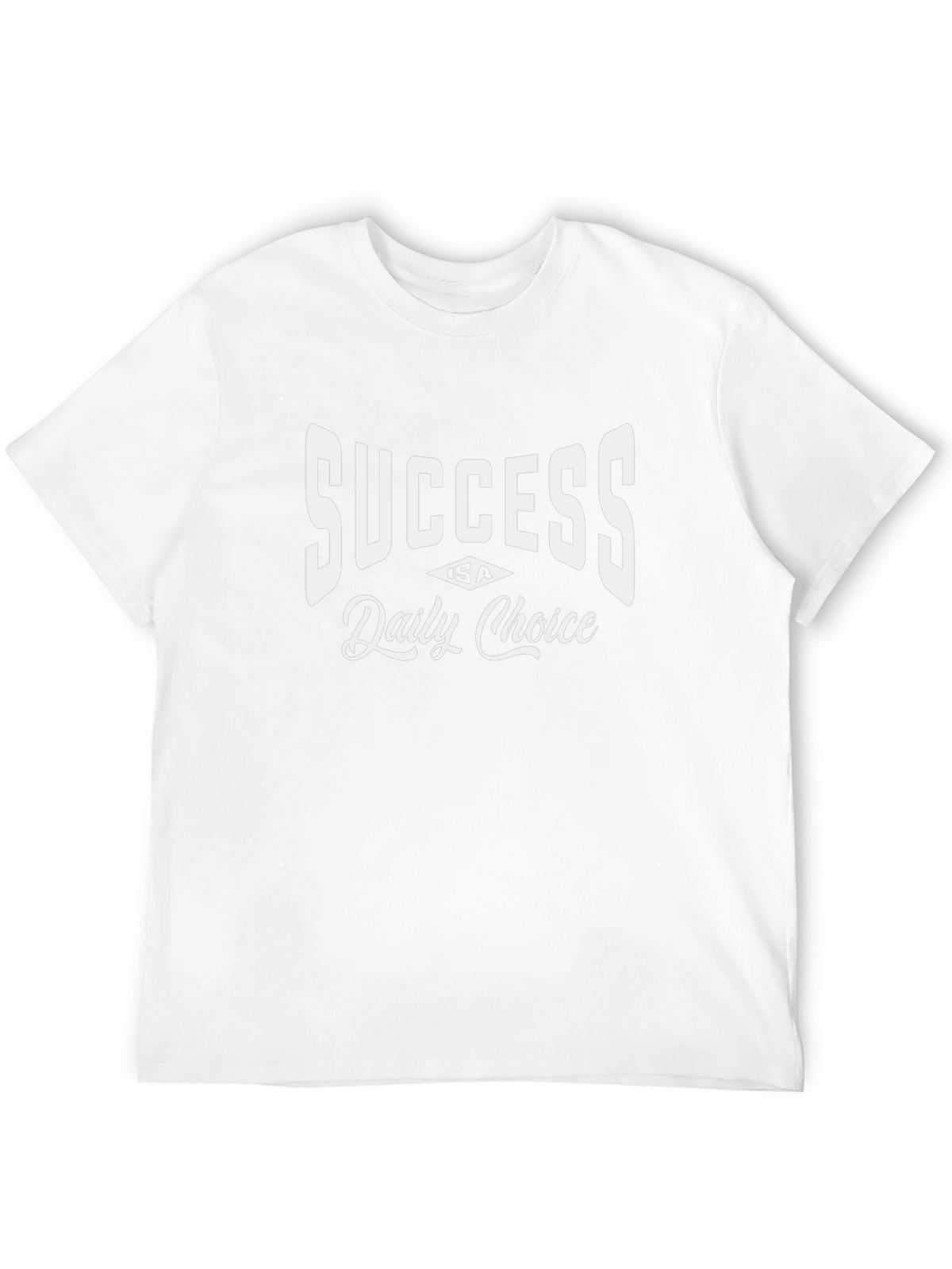 Success is a Daily Choice Black T-Shirt