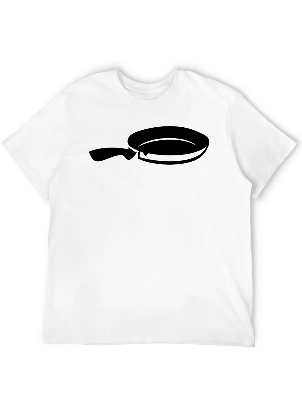 Black Frying Pan Graphic Tee - Culinary Fun!