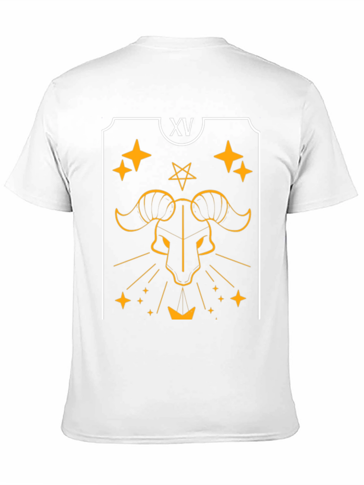 Devil Tarot Card Graphic Tee - Black