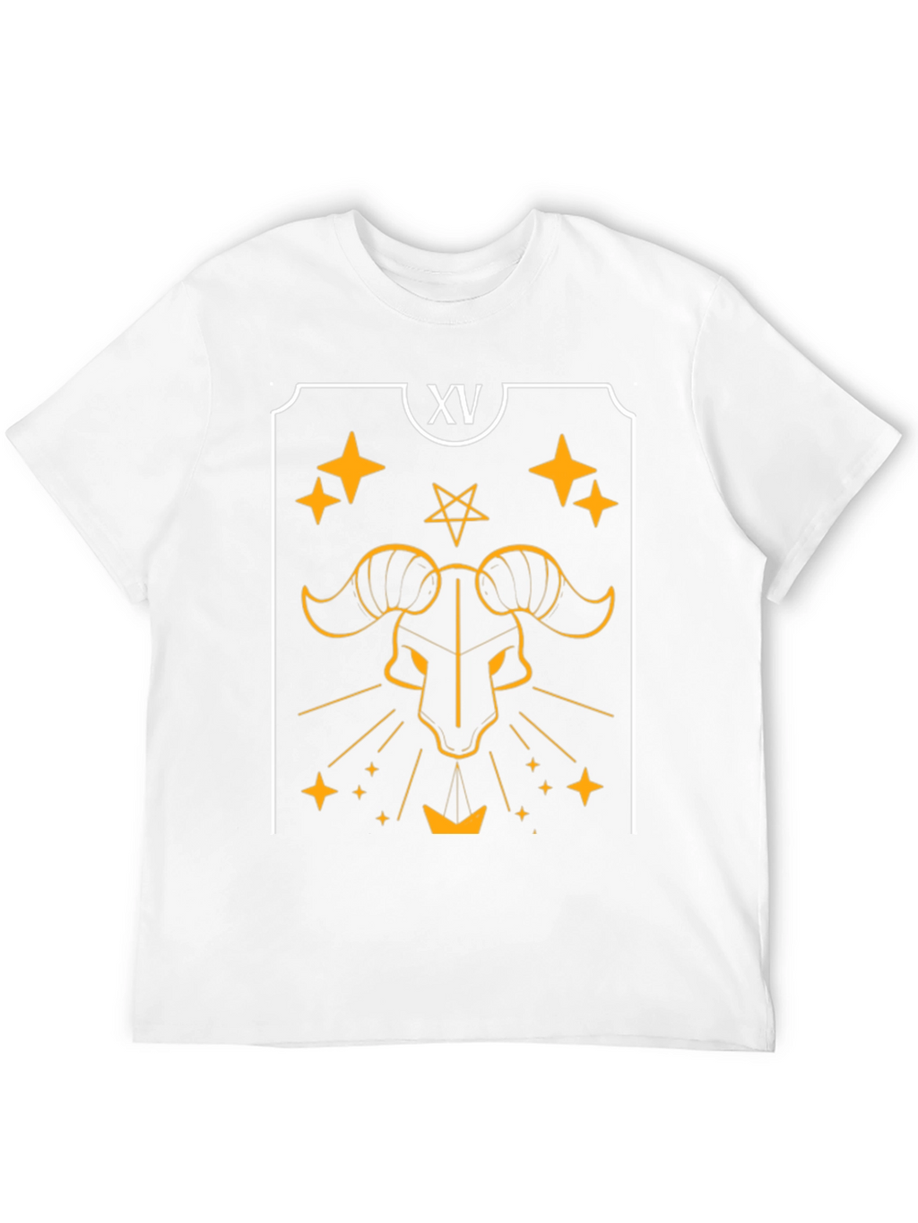 Devil Tarot Card Graphic Tee - Black