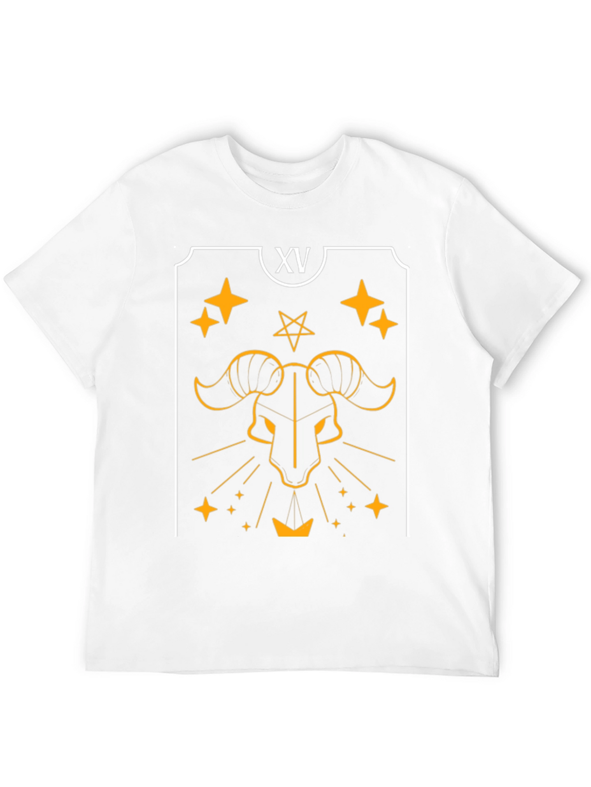 Devil Tarot Card Graphic Tee - Black