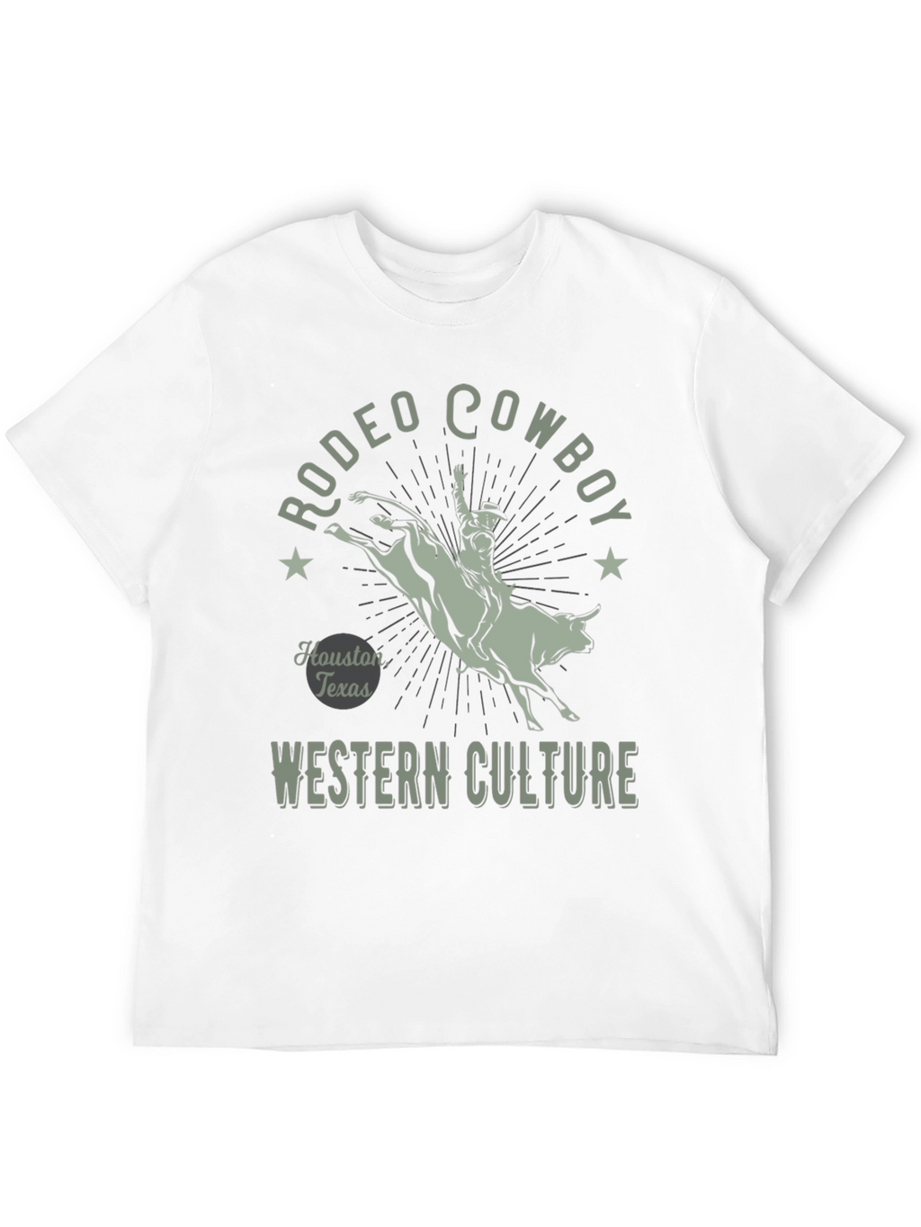 Rodeo Cowboy Graphic Tee - Western Culture Black T-Shirt