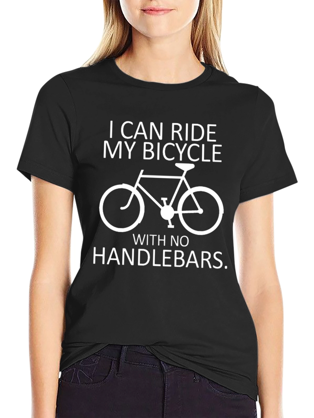 Funny Bicycle T-Shirt - I Can Ride My Bicycle
