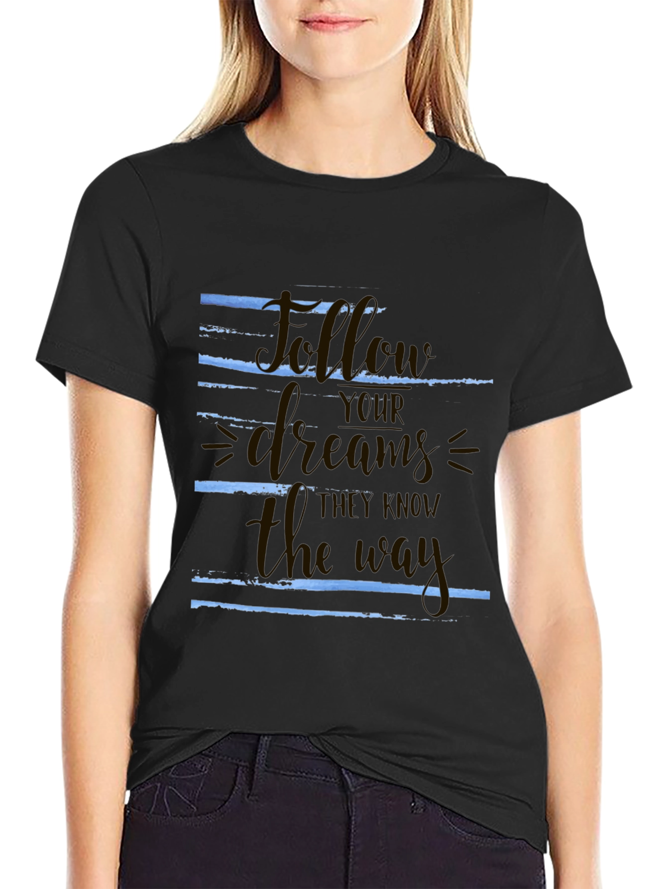 Follow Your Dreams Graphic T-Shirt - Motivational Tee